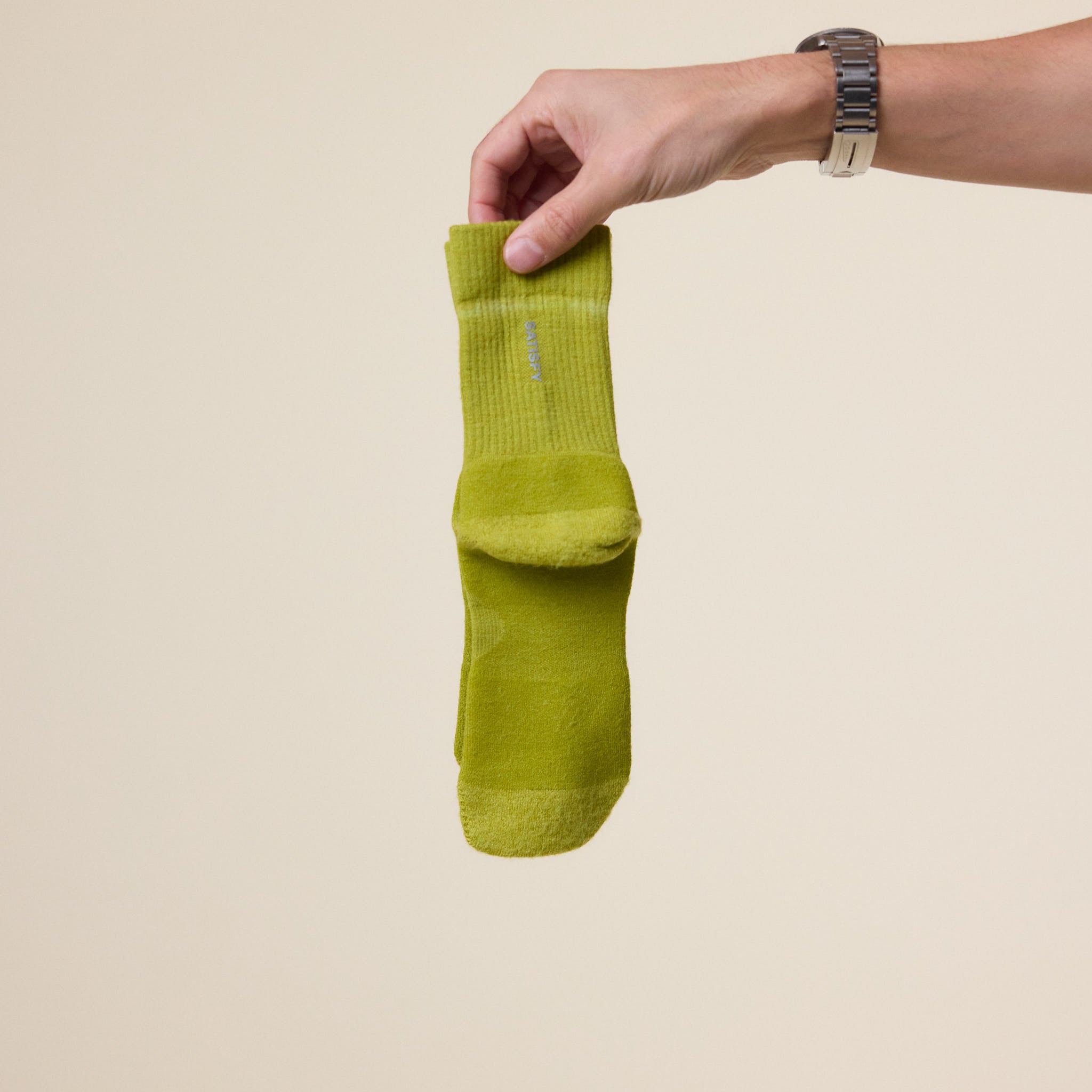 Satisfy Running - Merino Nylon Tube Socks - Grenoble Green
