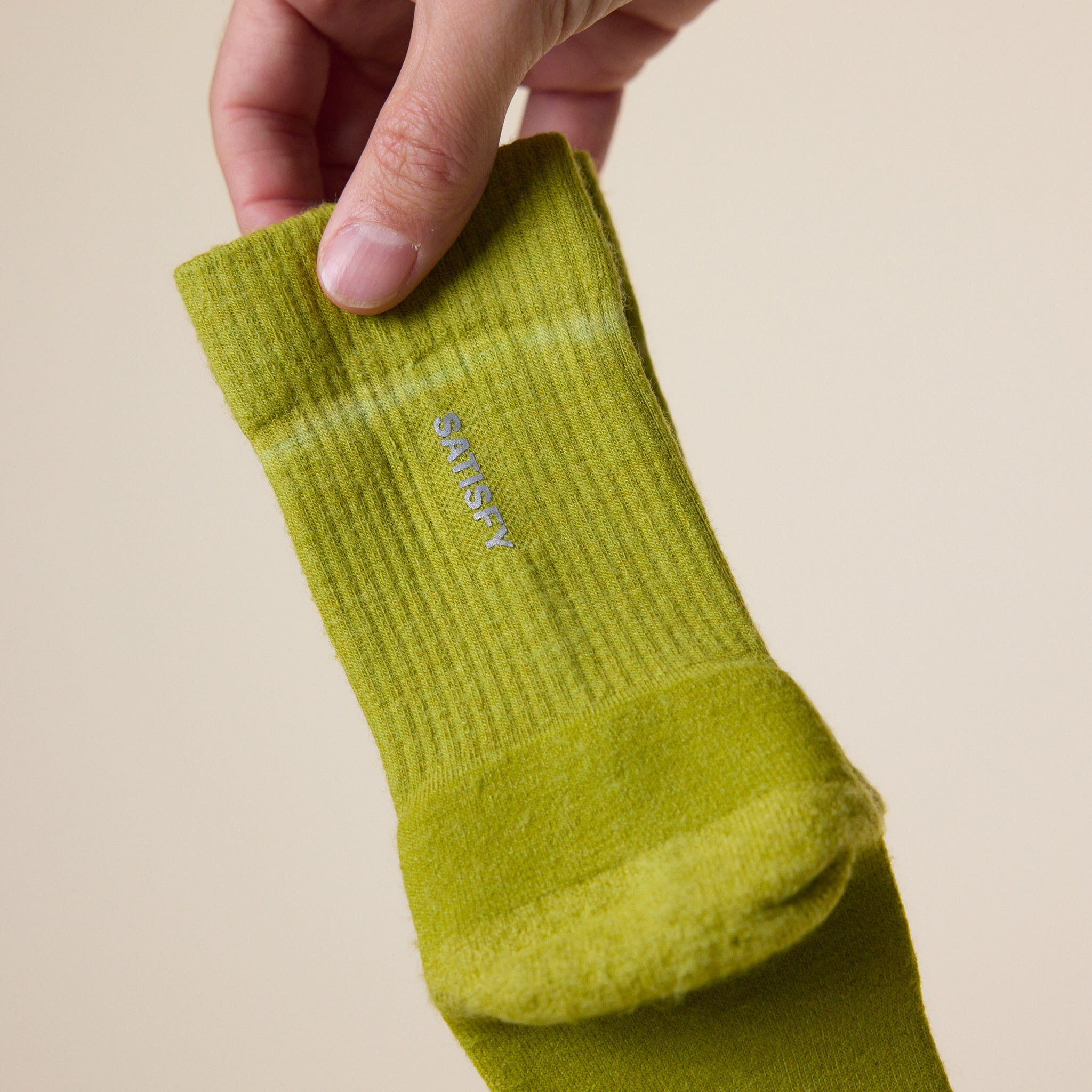 Satisfy Running - Merino Nylon Tube Socks - Grenoble Green
