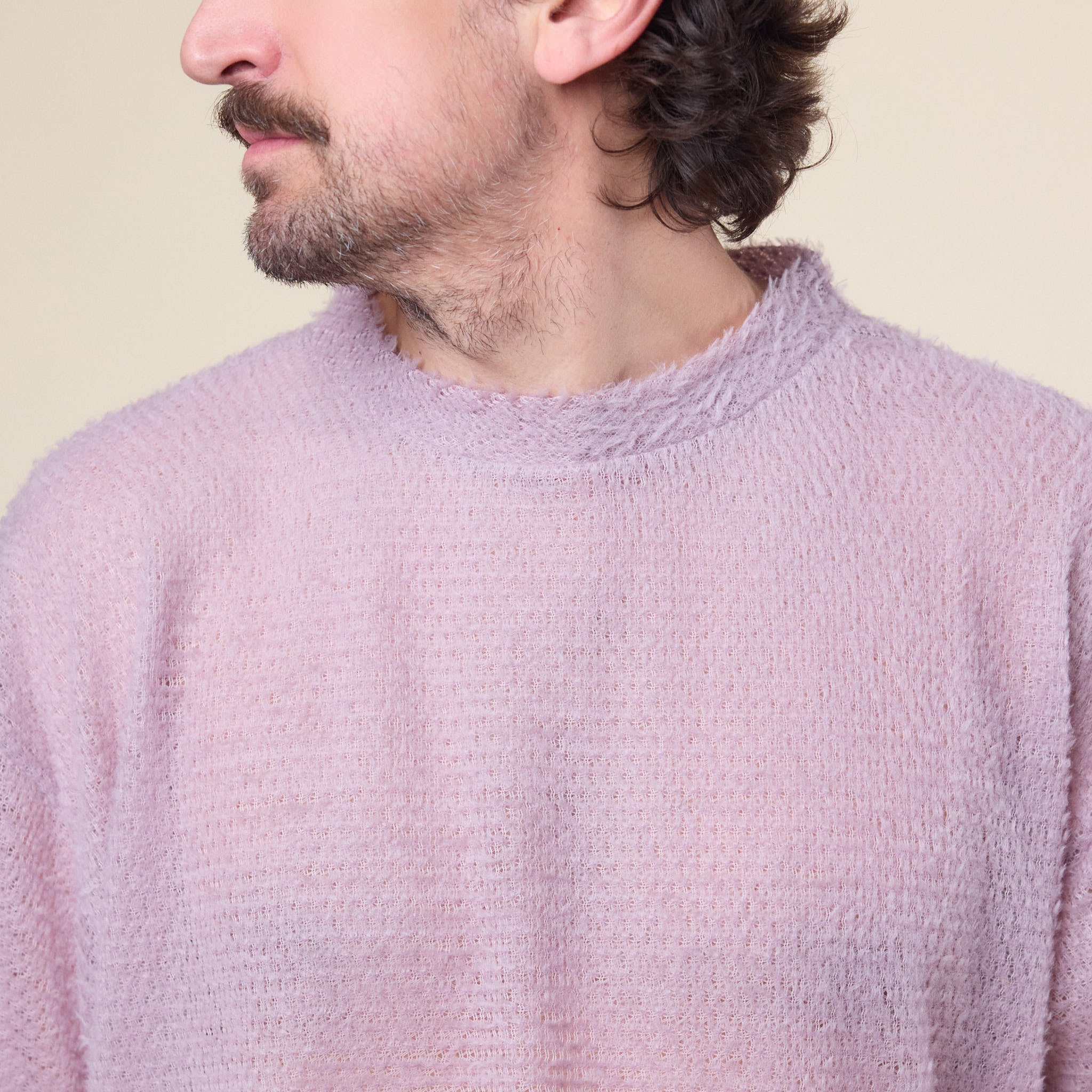 Gnuhr - Shag Fleece T-Shirt - Purple Dove