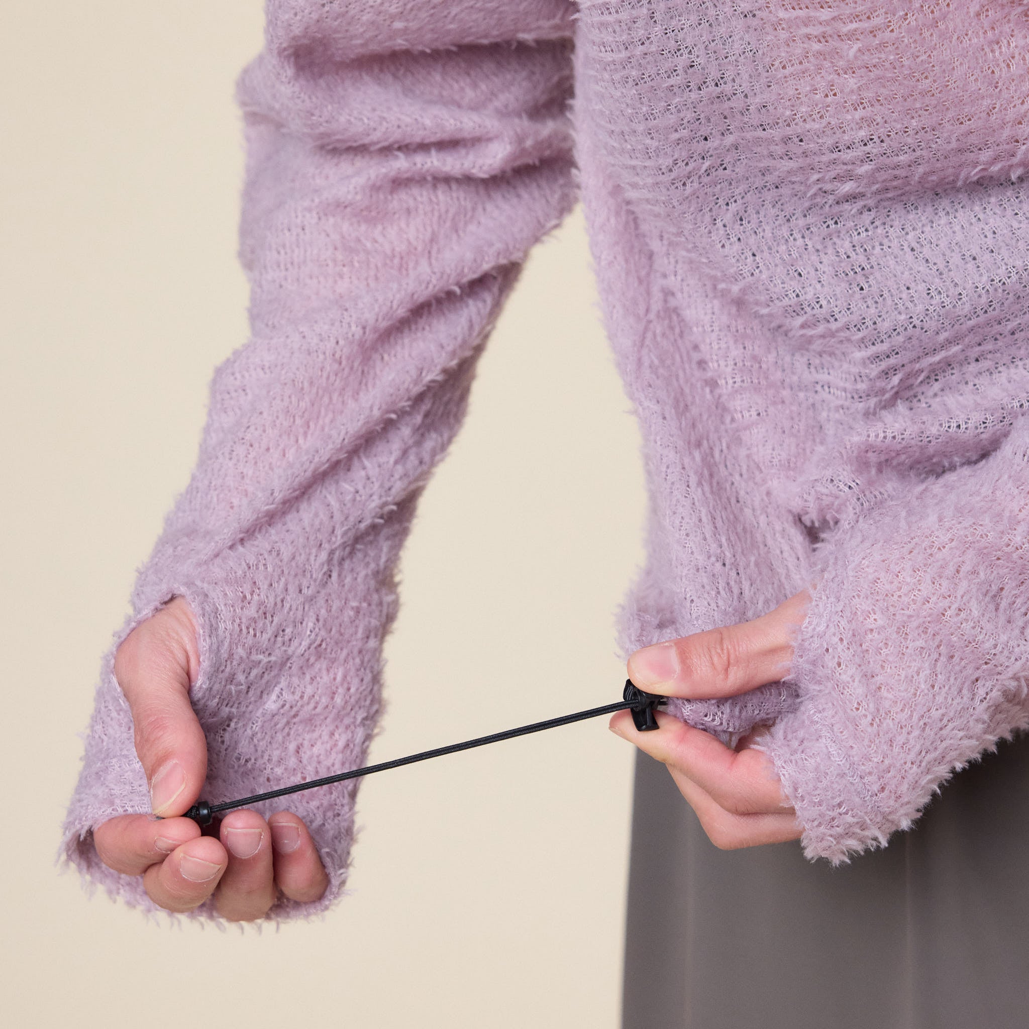 Gnuhr - Shag Fleece Hoodie - Purple Dove