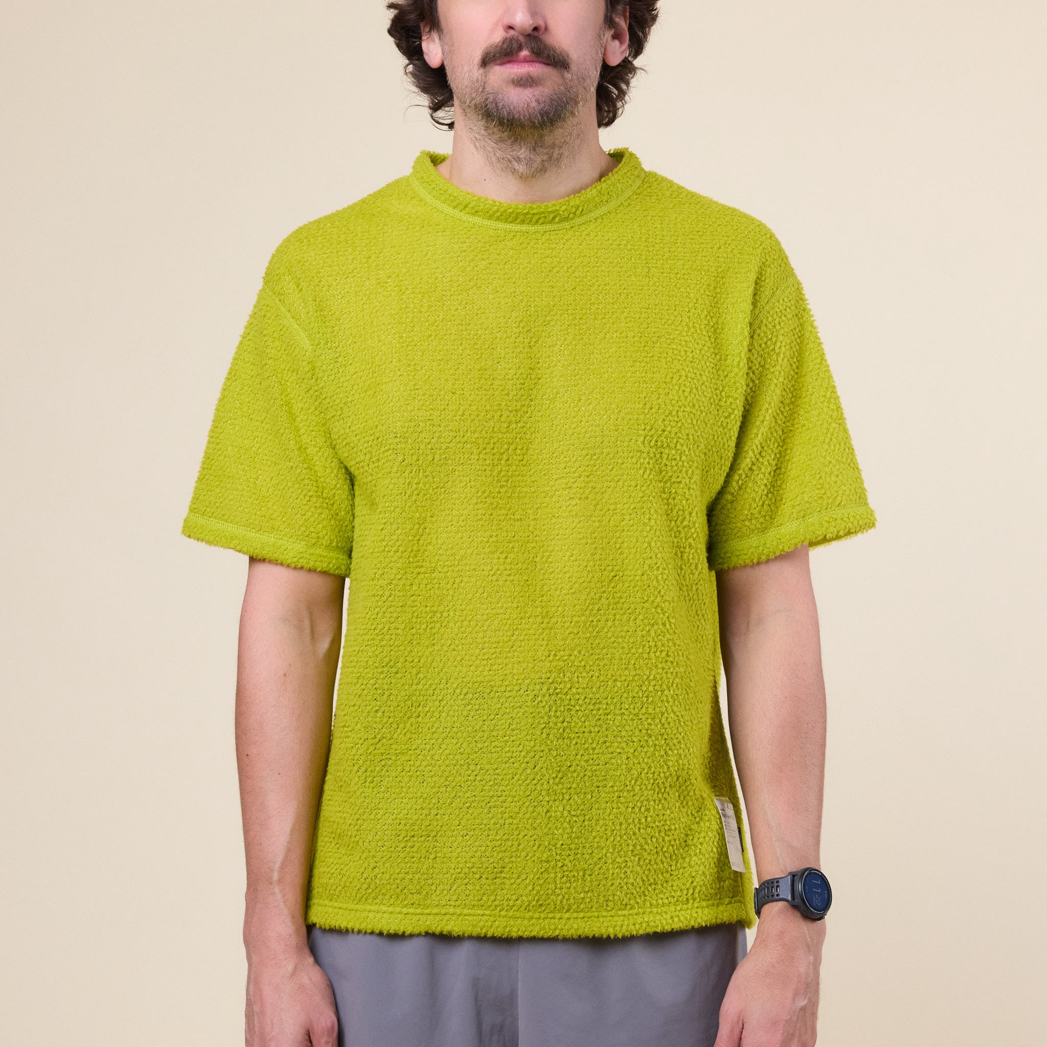 Satisfy Running - Fuzzfleece™ AD T-Shirt - Grenoble Green