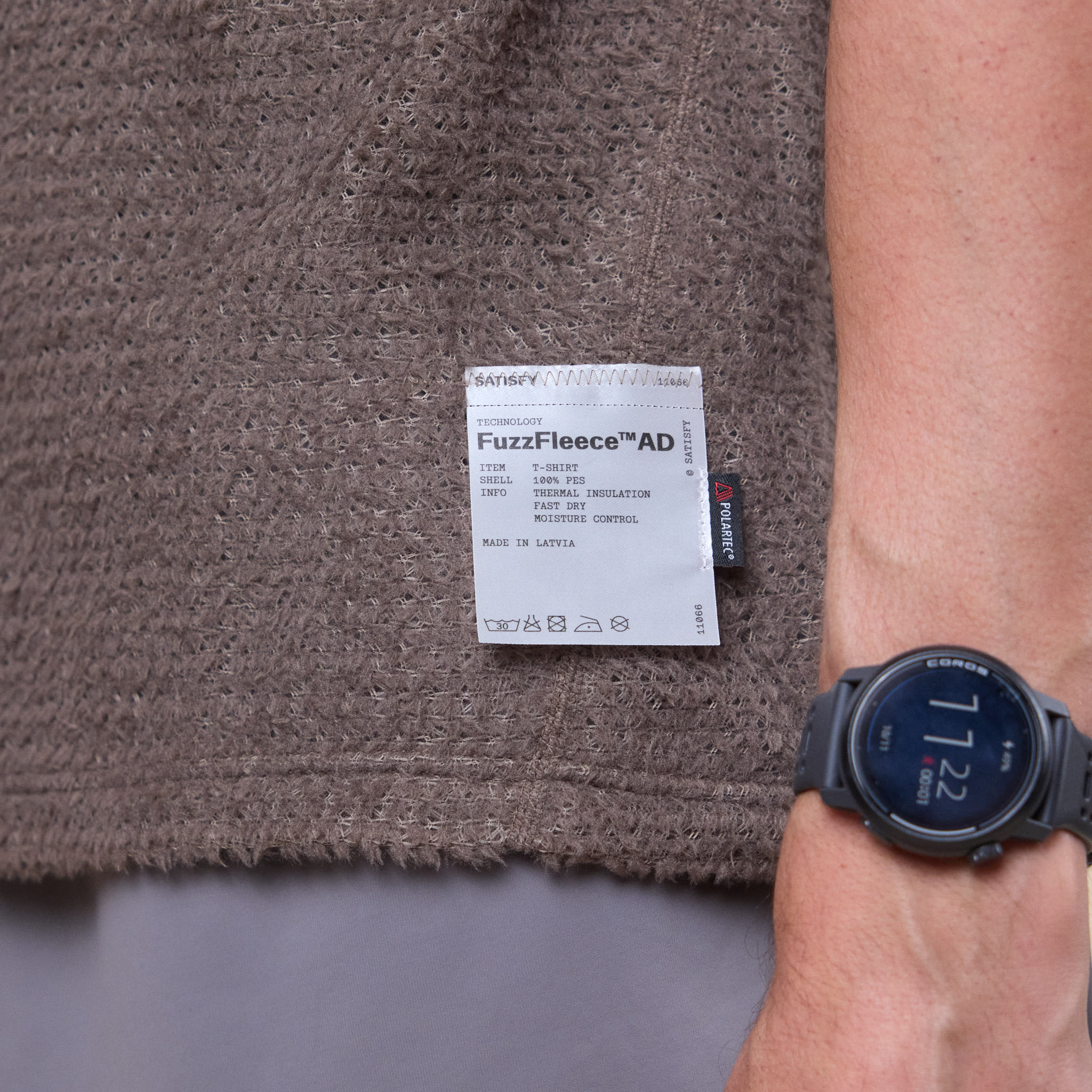 Satisfy Running - Fuzzfleece™ AD T-Shirt - Falcon