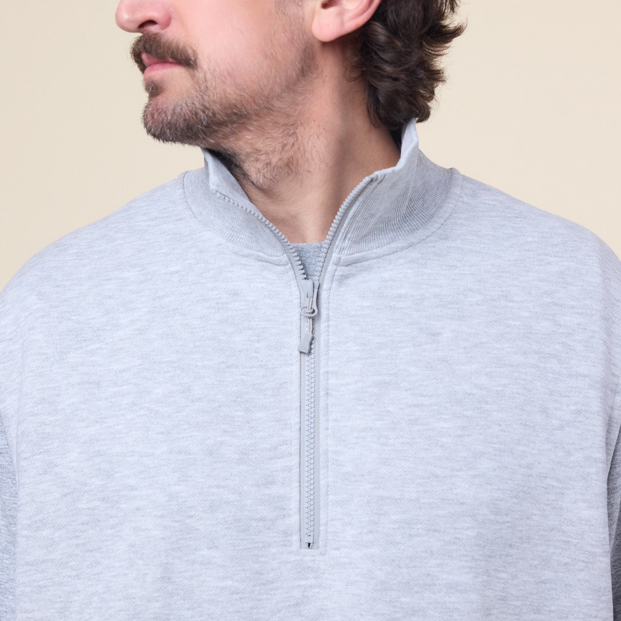 DAIWA Pier 39 - Tech Sweat Zip Vest Pullover - Heather Grey