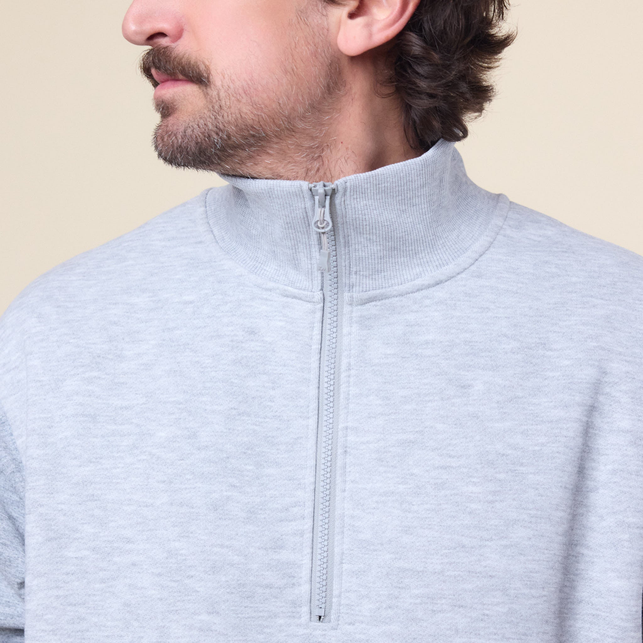 DAIWA Pier 39 - Tech Sweat Zip Vest Pullover - Heather Grey