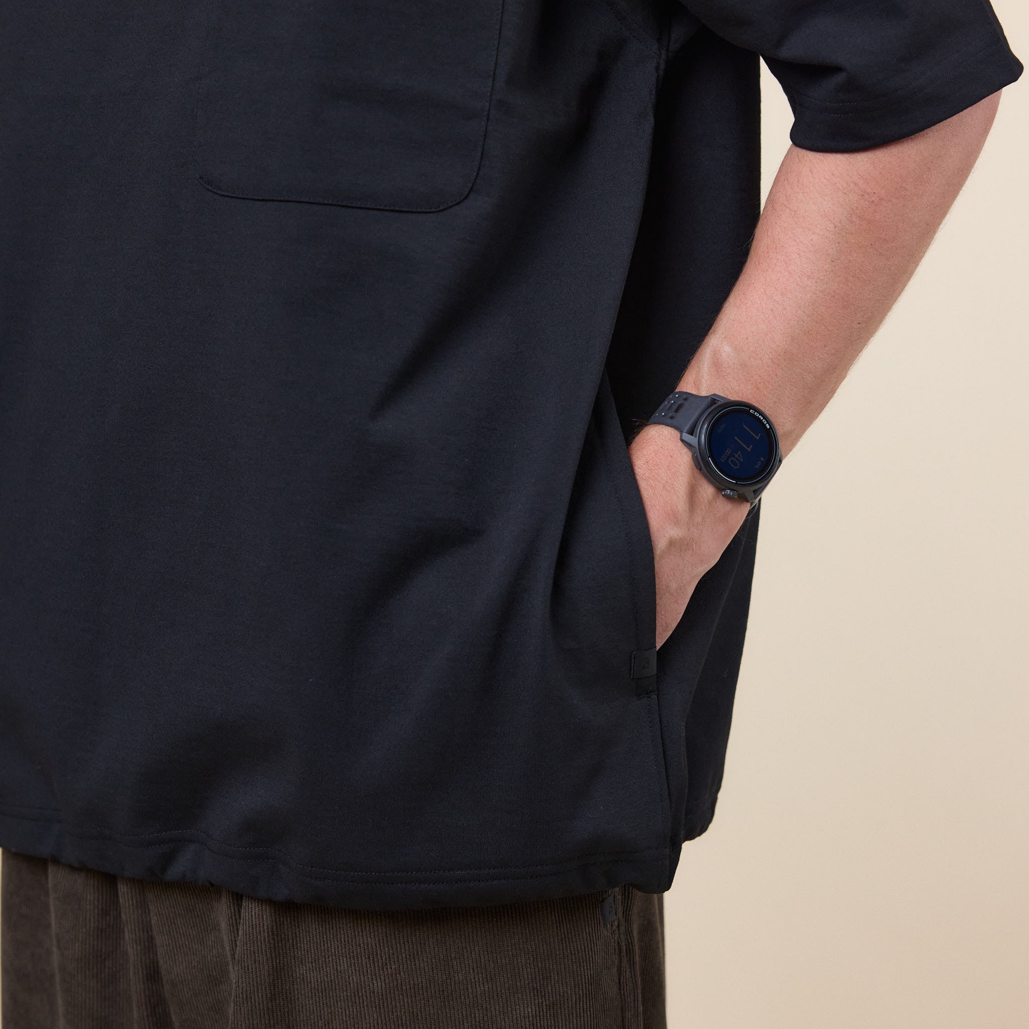 DAIWA Pier 39 - Tech Pocket Crew T-Shirt - Black