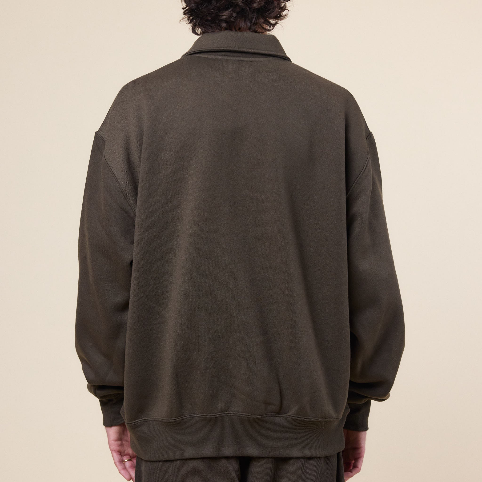 DAIWA Pier 39 - Tech Sweat Snap Pullover - Brown Khaki