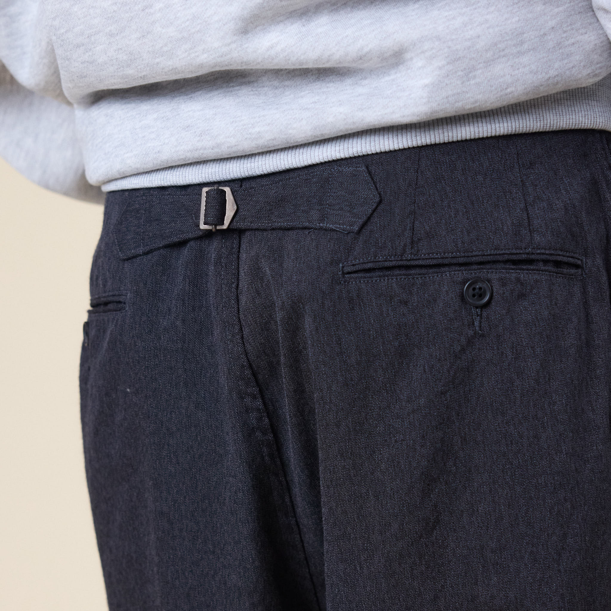 Nanamica - Wool Gabardine Pleat Pants - Charcoal