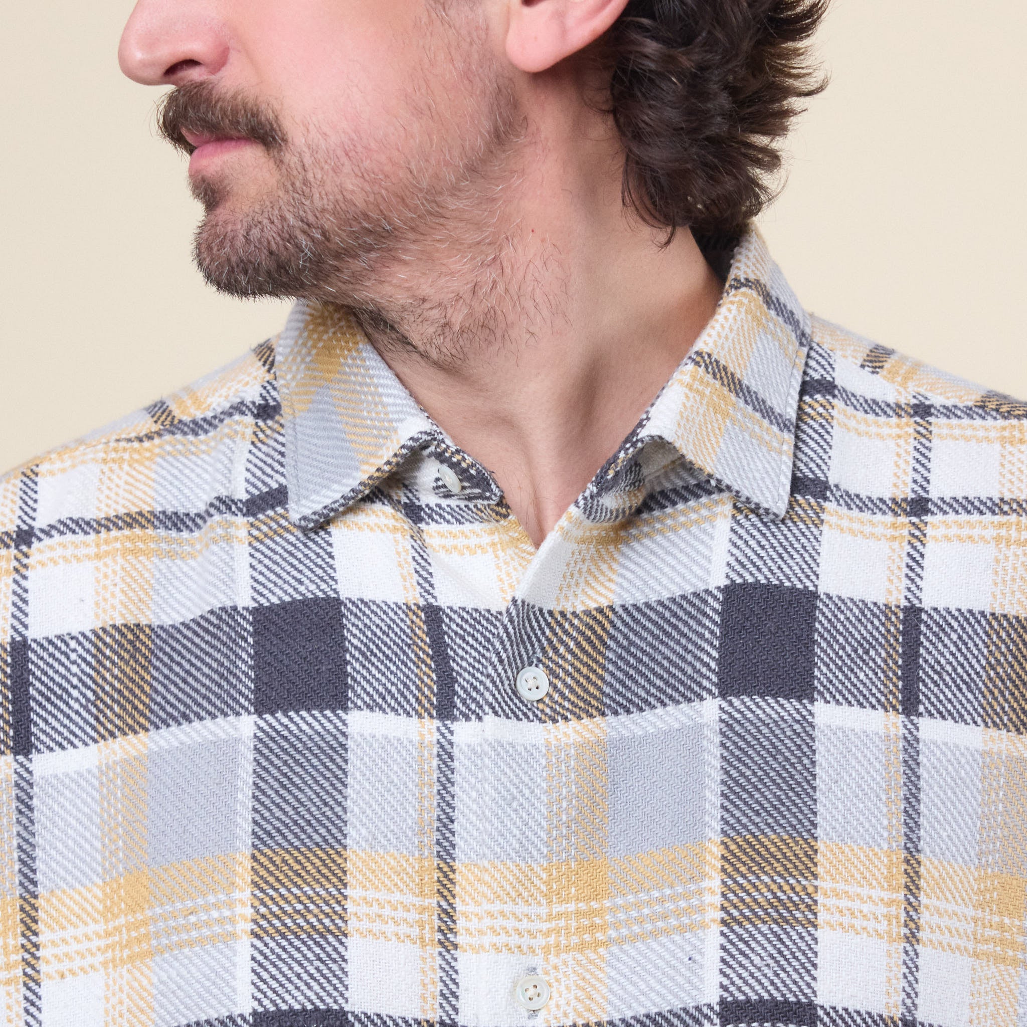 Nanamica - Heavy Flannel Shirt - Grey