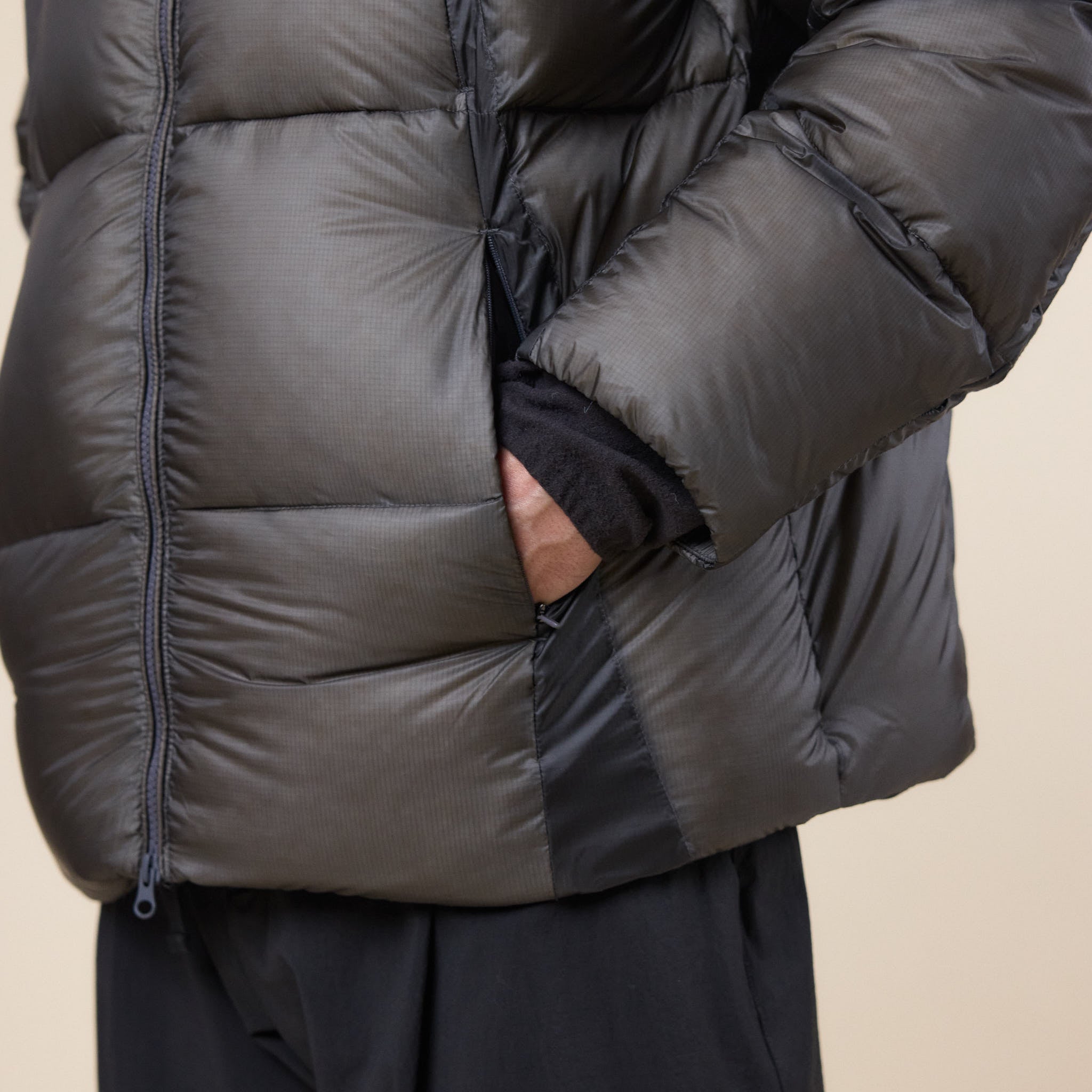 San San Gear - Shade Puffer Down Jacket - Charcoal