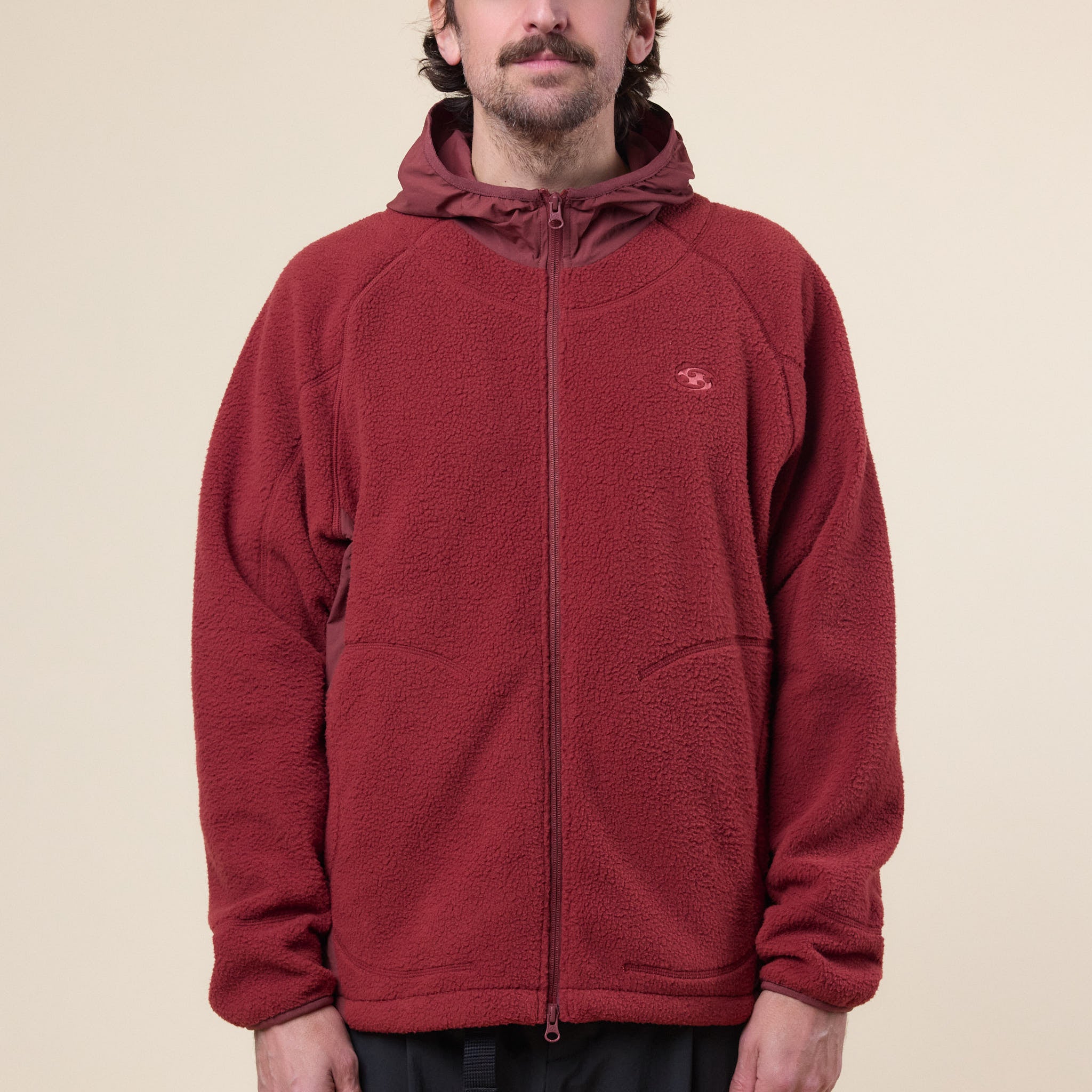 San San Gear - Fleece Jacket - Brick Red