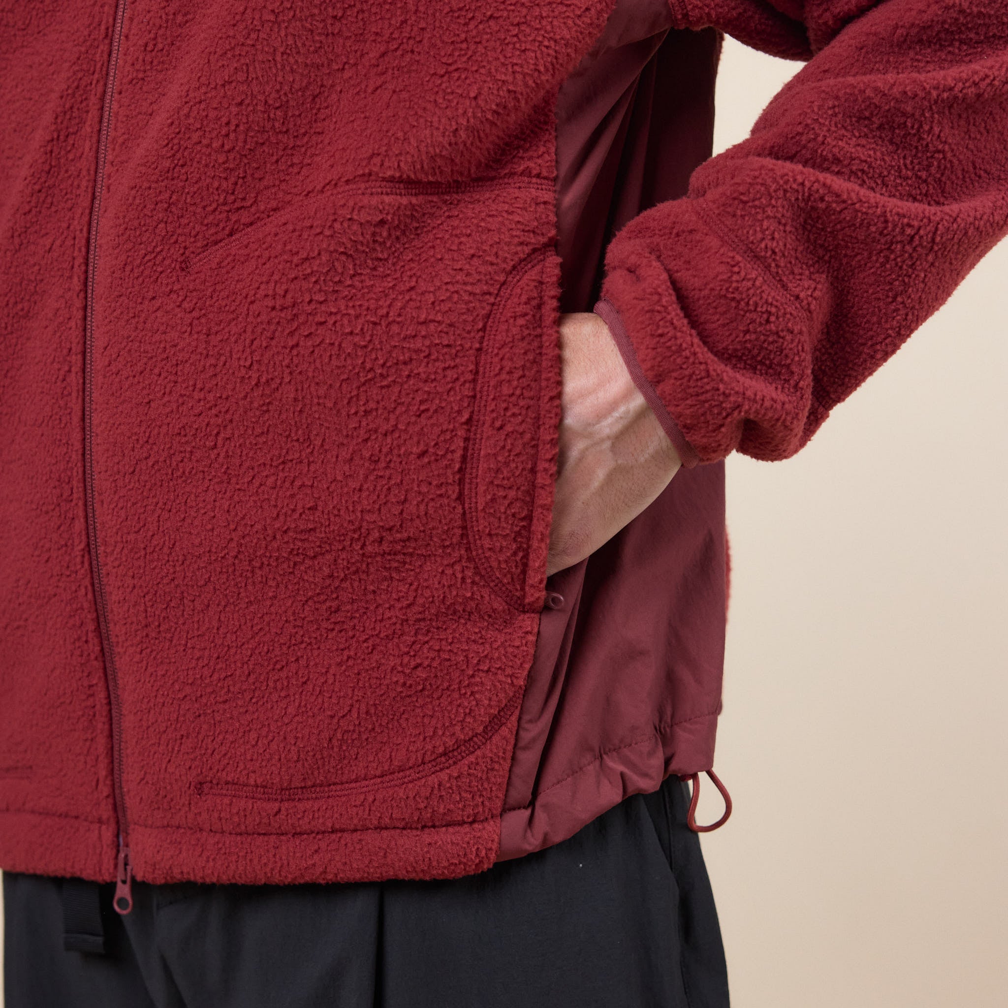 San San Gear - Fleece Jacket - Brick Red