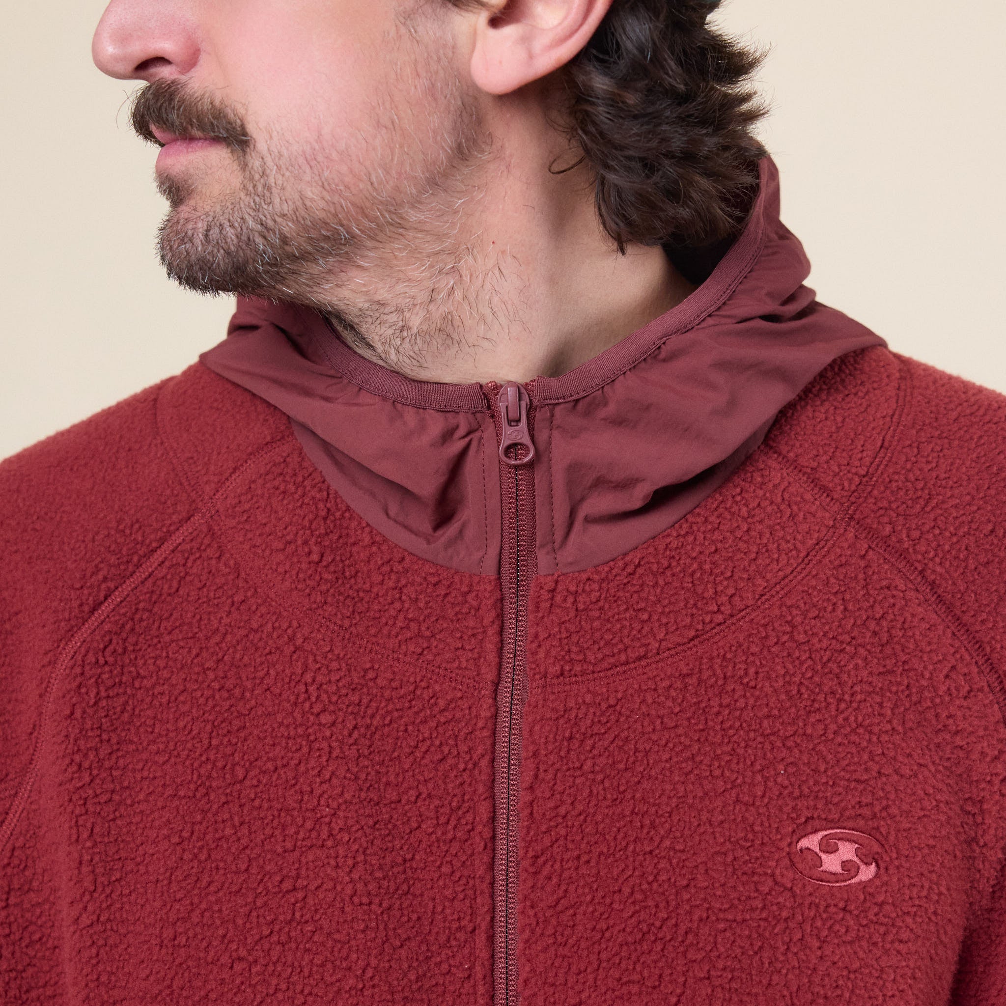 San San Gear - Fleece Jacket - Brick Red