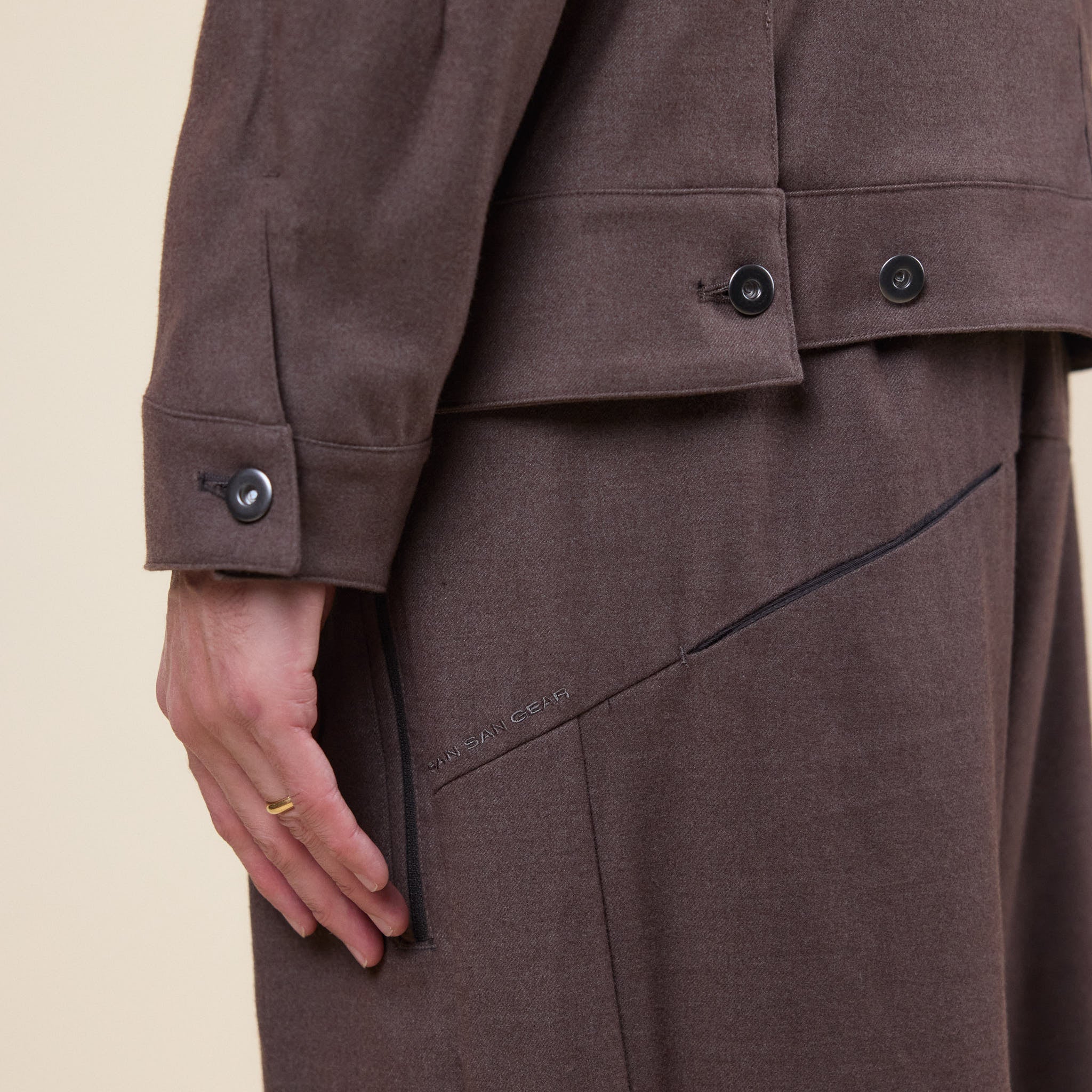 San San Gear - Trucker Jacket - Brown