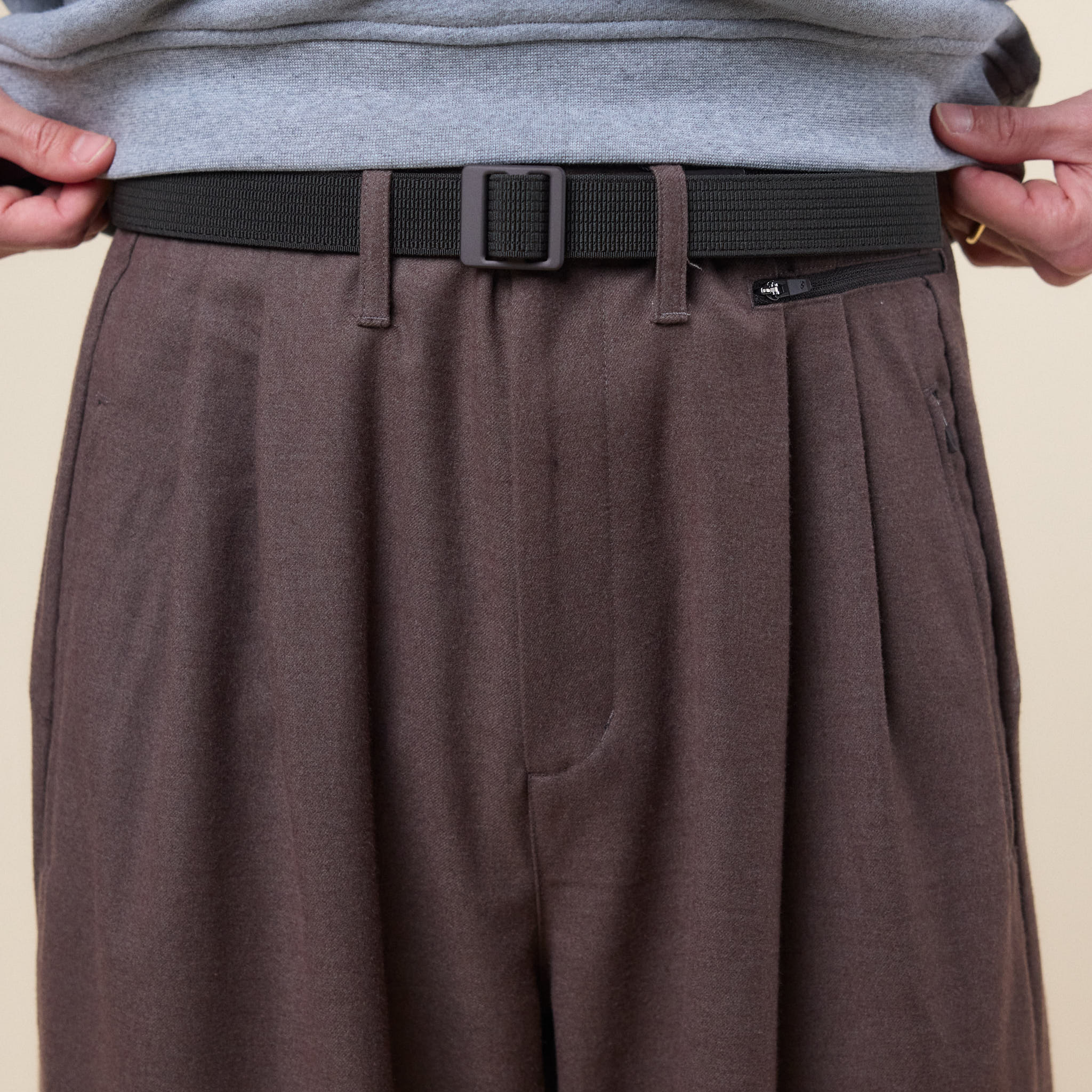 San San Gear - Wide Pants - Brown