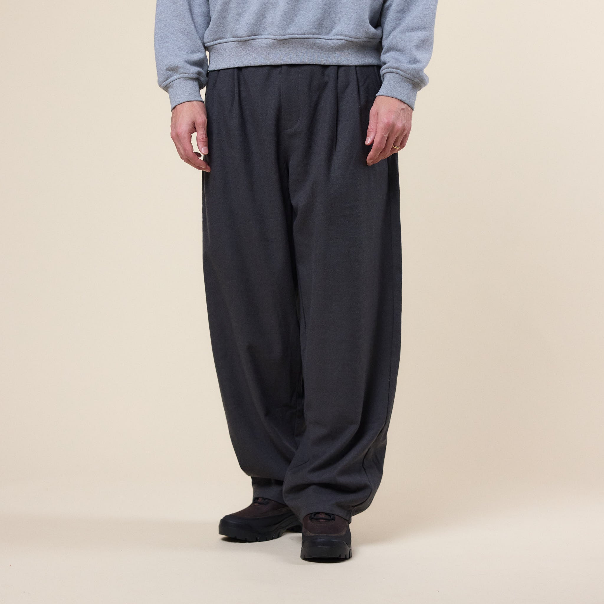 San San Gear - Wide Pants - Charcoal