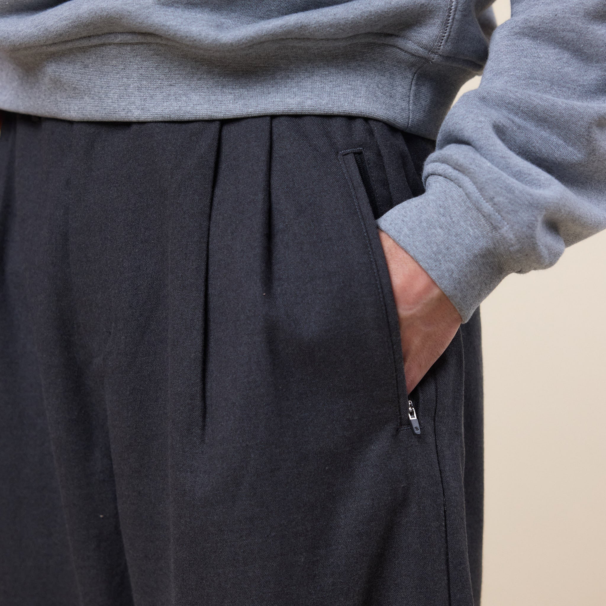 San San Gear - Wide Pants - Charcoal