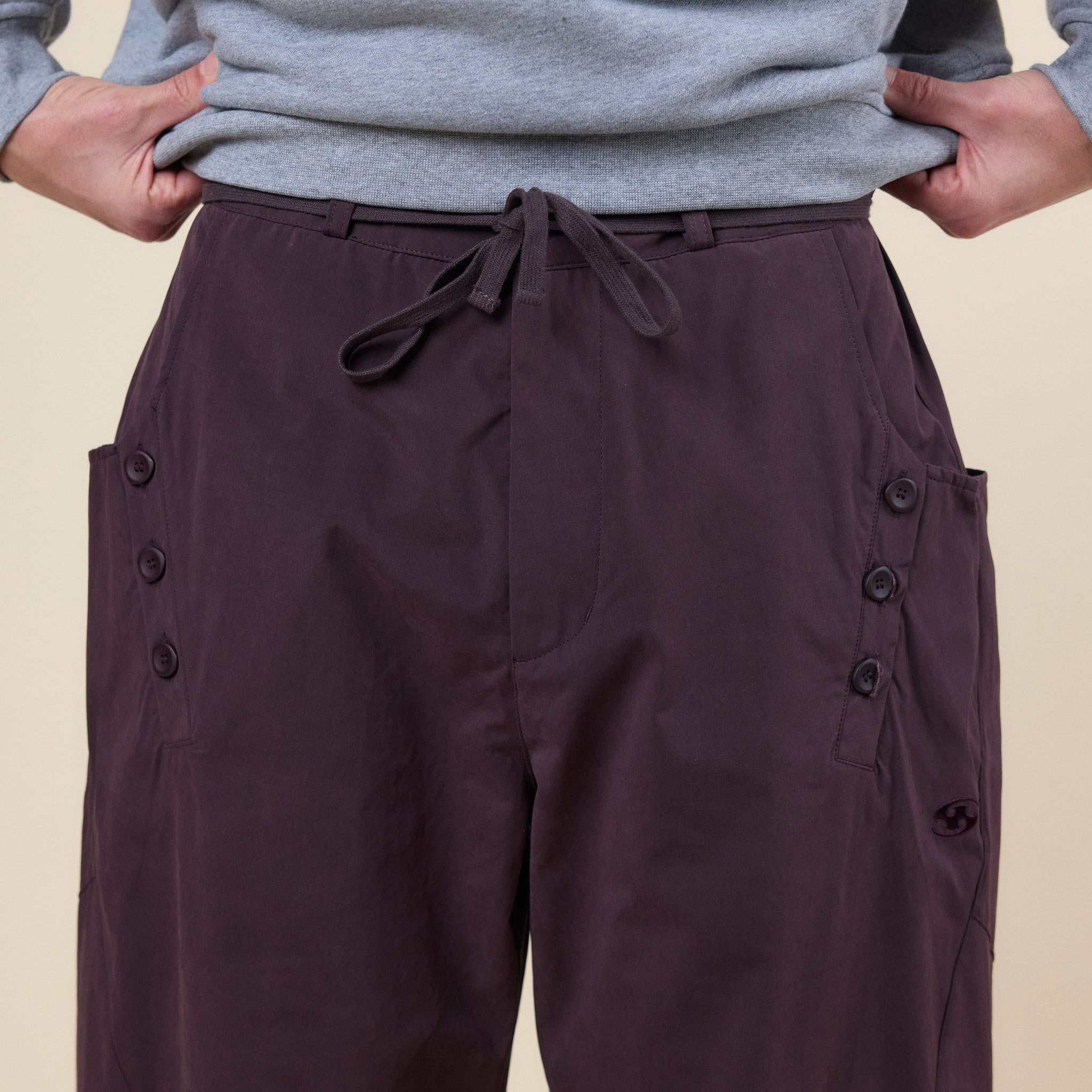 San San Gear - Tie Pants - Wine