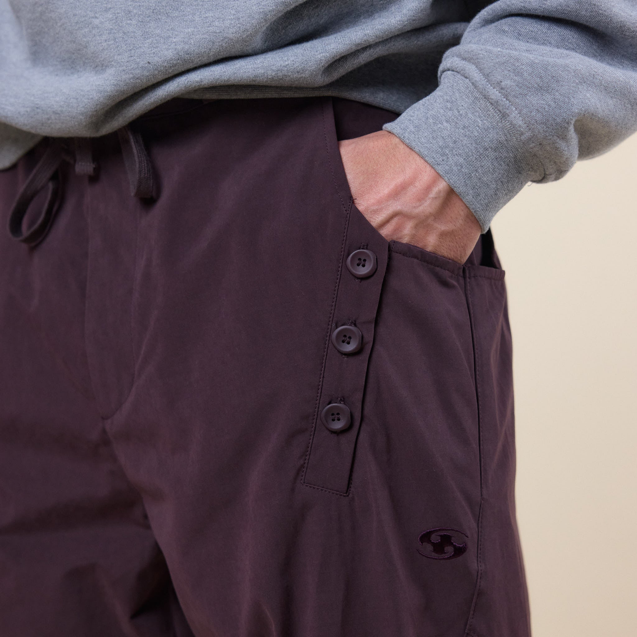 San San Gear - Tie Pants - Wine