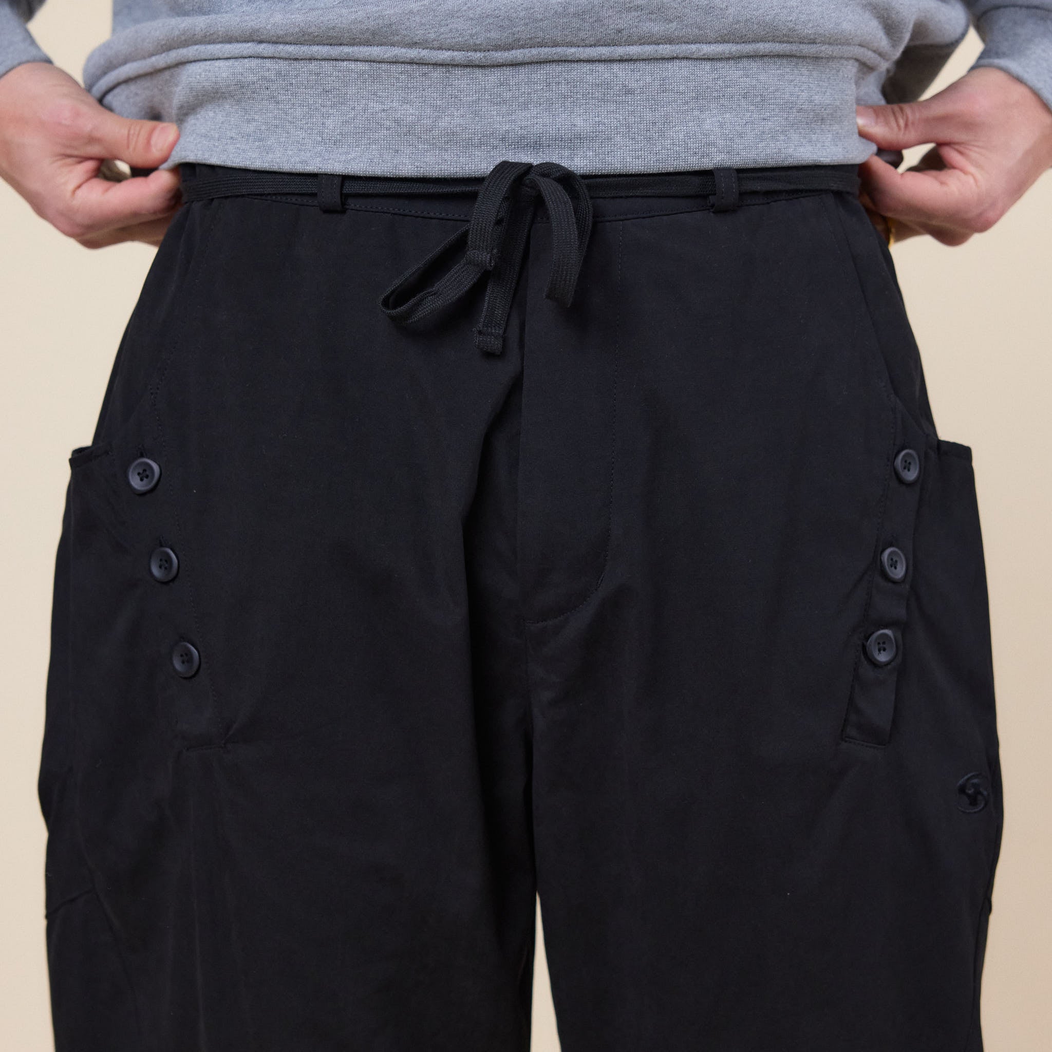 San San Gear - Tie Pants - Black