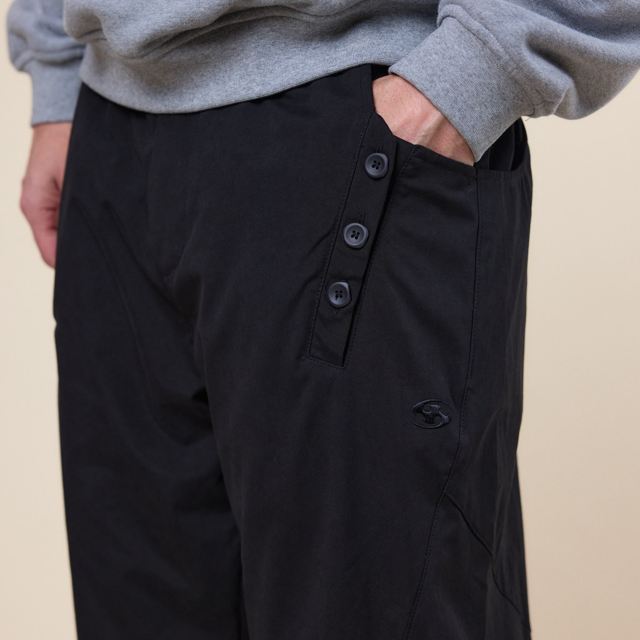 San San Gear - Tie Pants - Black
