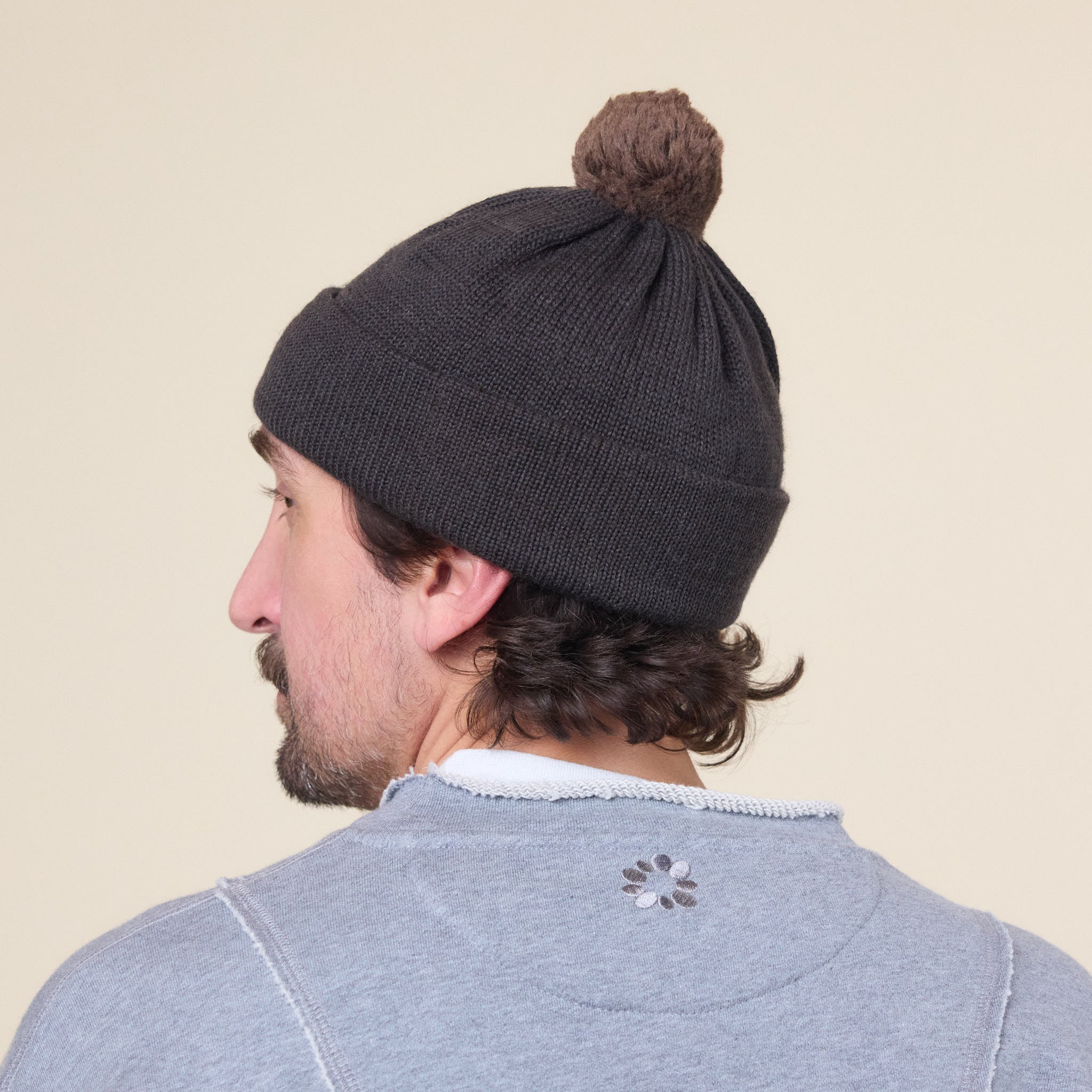 SO SHOP & HOSTEL NAKAMEGURO - Bon Bon Wool Knit Cap - Brown