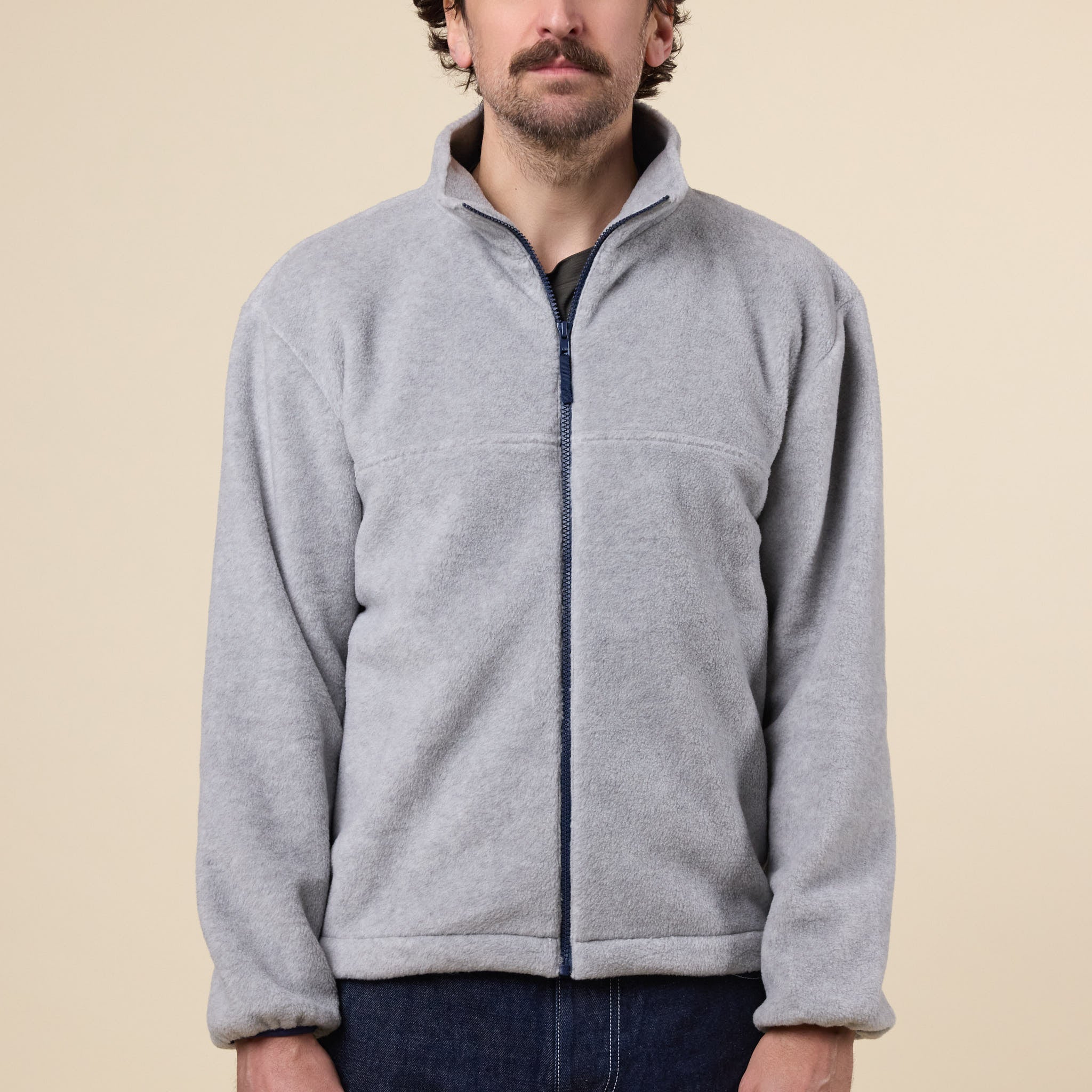 SO SHOP & HOSTEL NAKAMEGURO - Zip Up Fleece Jacket - Grey