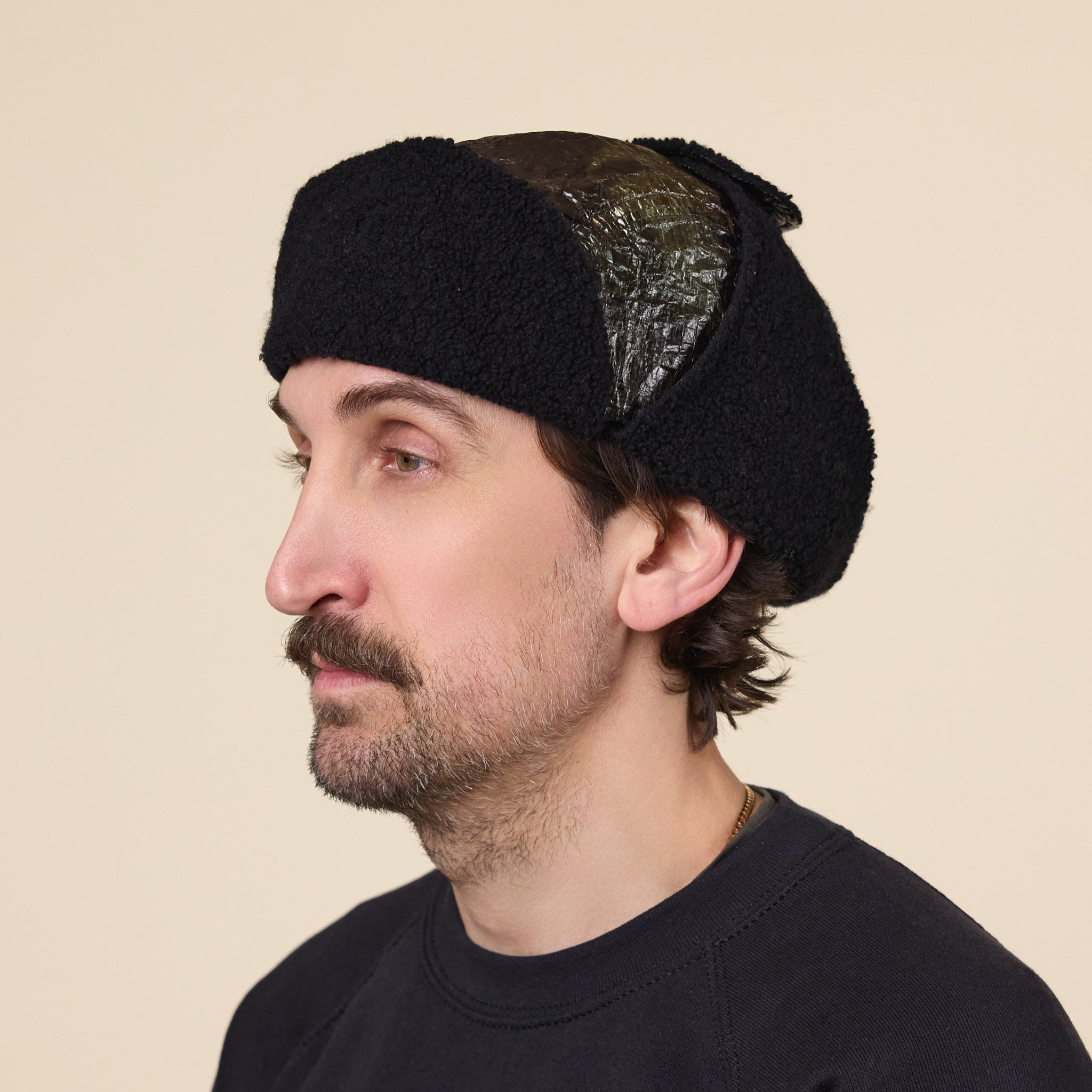 Found Feather - Dyneema & Polar Fleece Aviator Hat - Tree Camo
