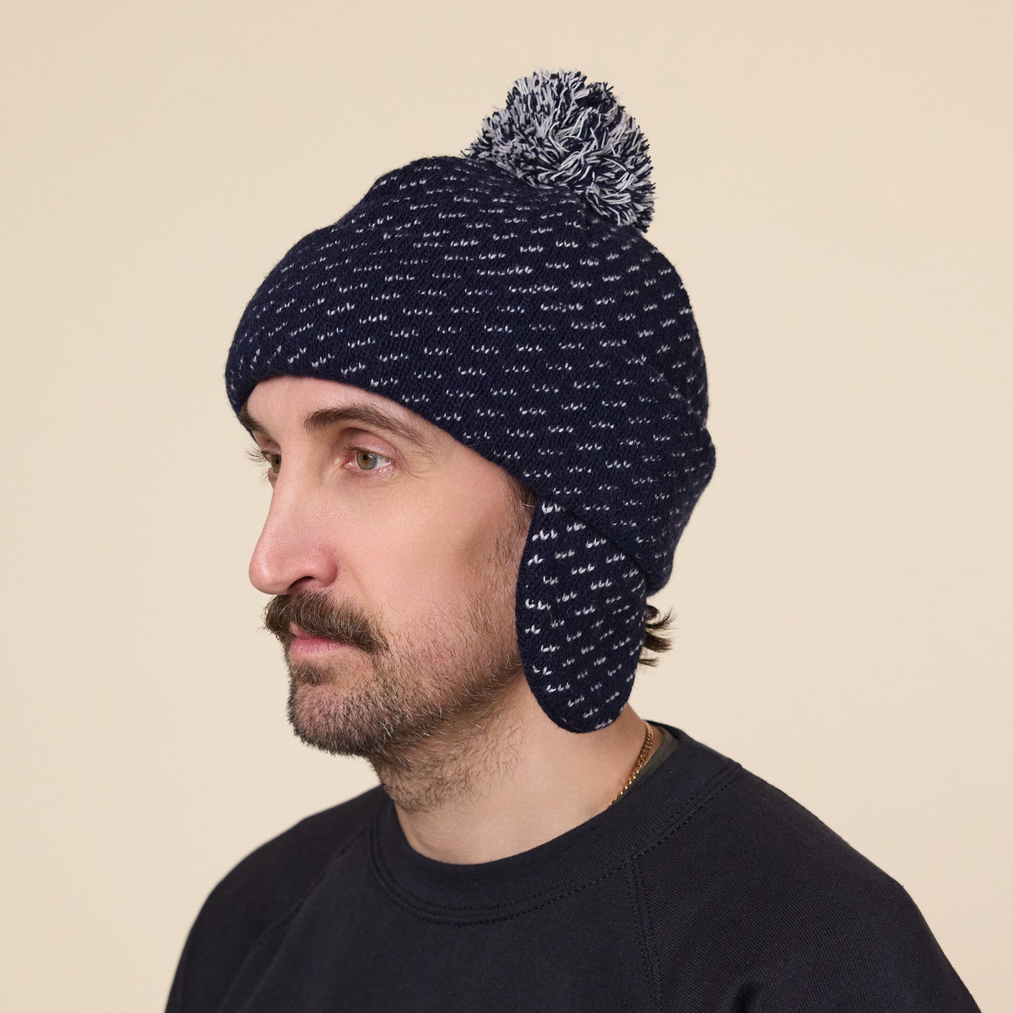 Found Feather - Tori Beanie - Navy