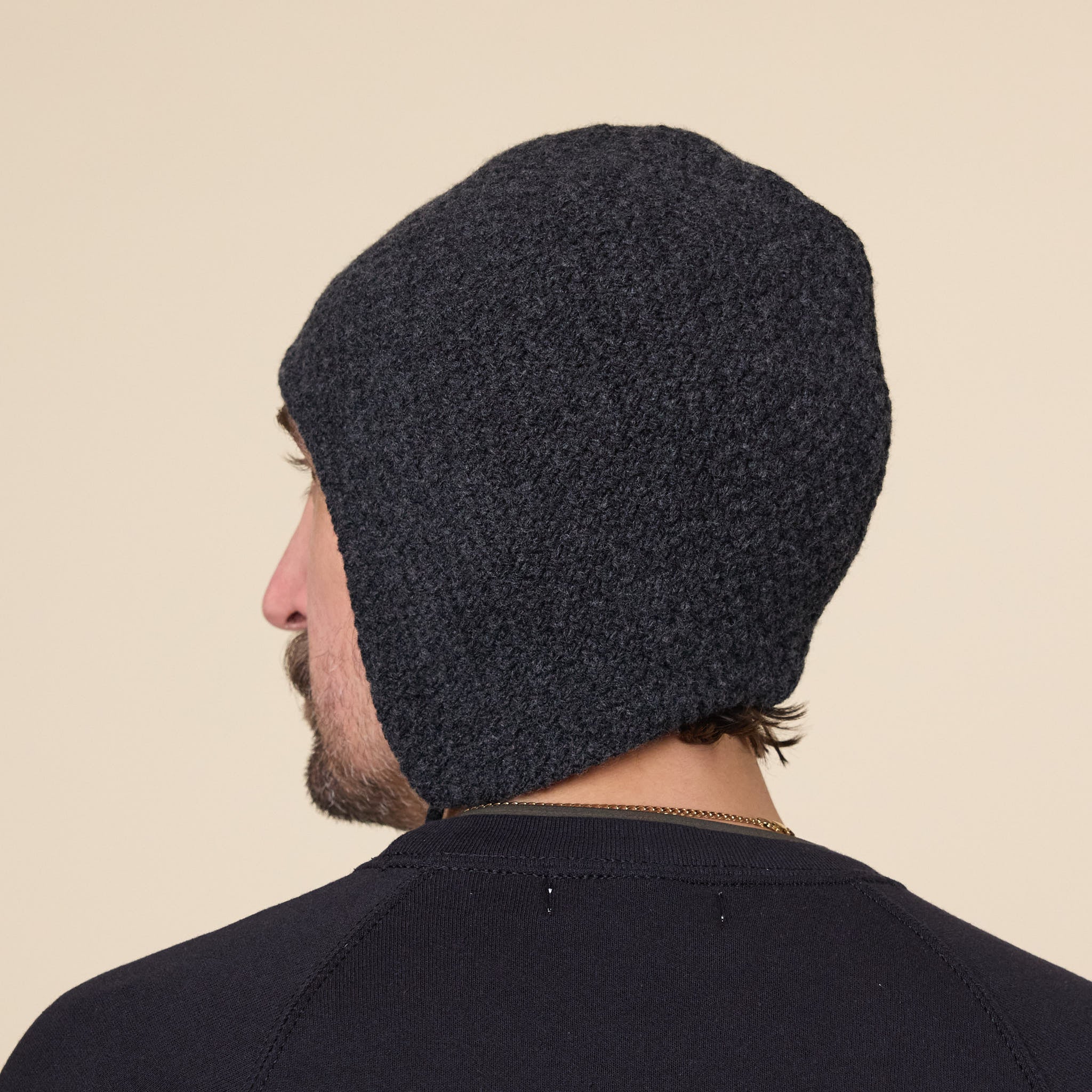 Found Feather - Trek Beanie Lambswool Blend - Charcoal