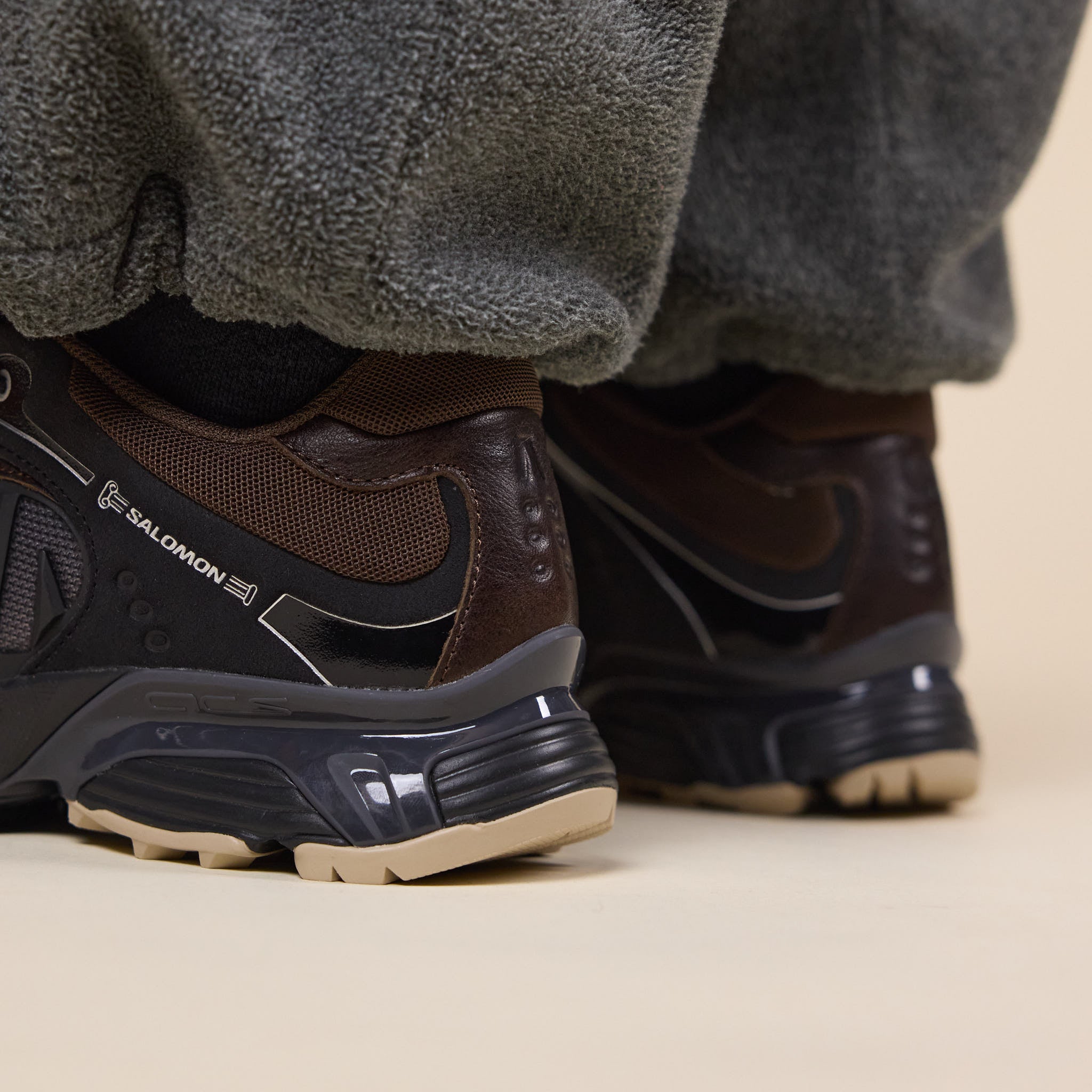 Salomon x Aries - XT Whisper - Black / Earth Brown / Asphalt