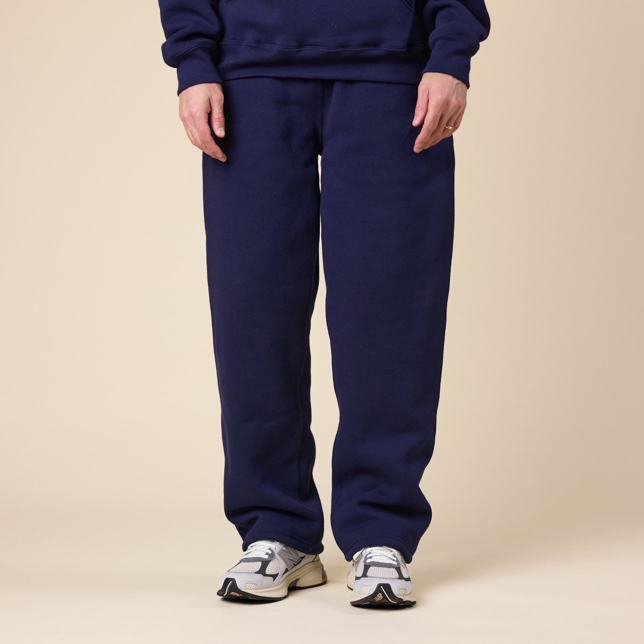 Cease - Open Hem Sweatpants - Navy Blue
