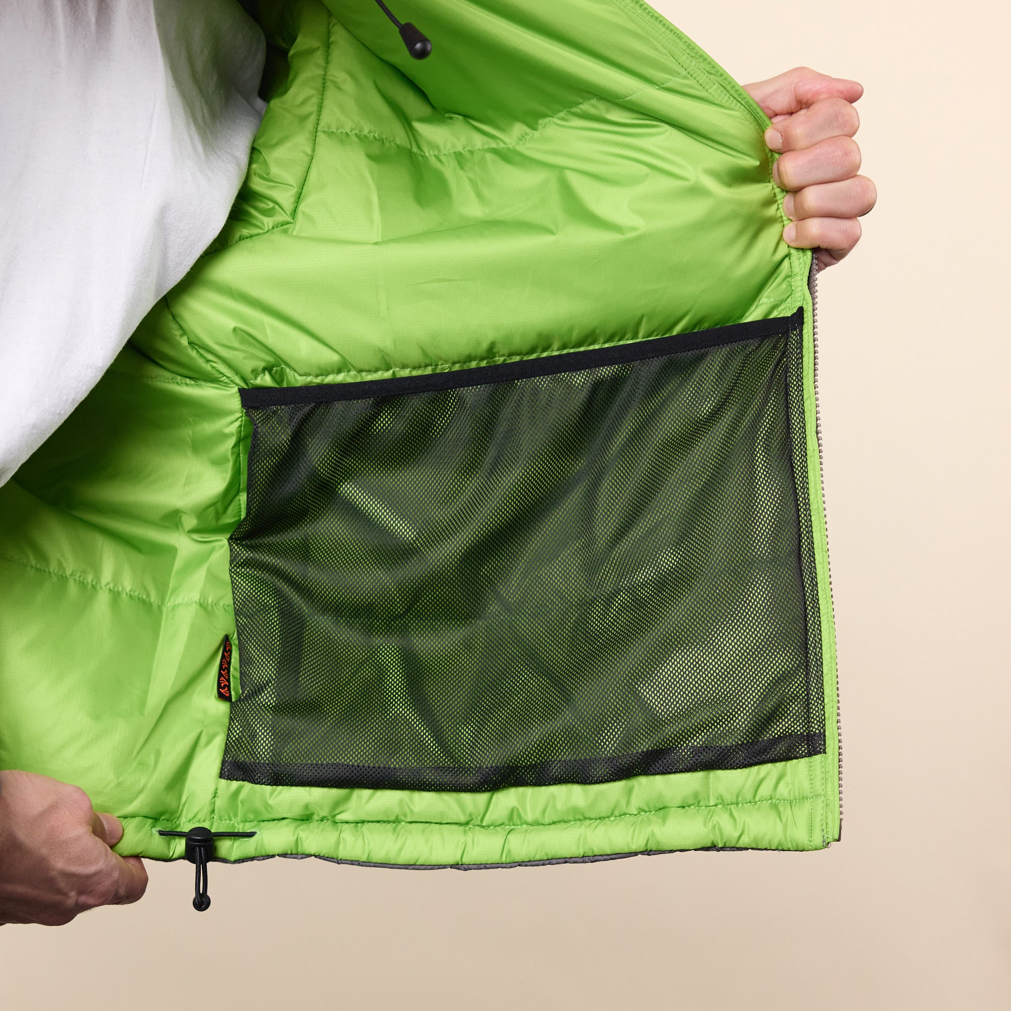 Cease - C's Parka Jacket - Steel / Gecko Green