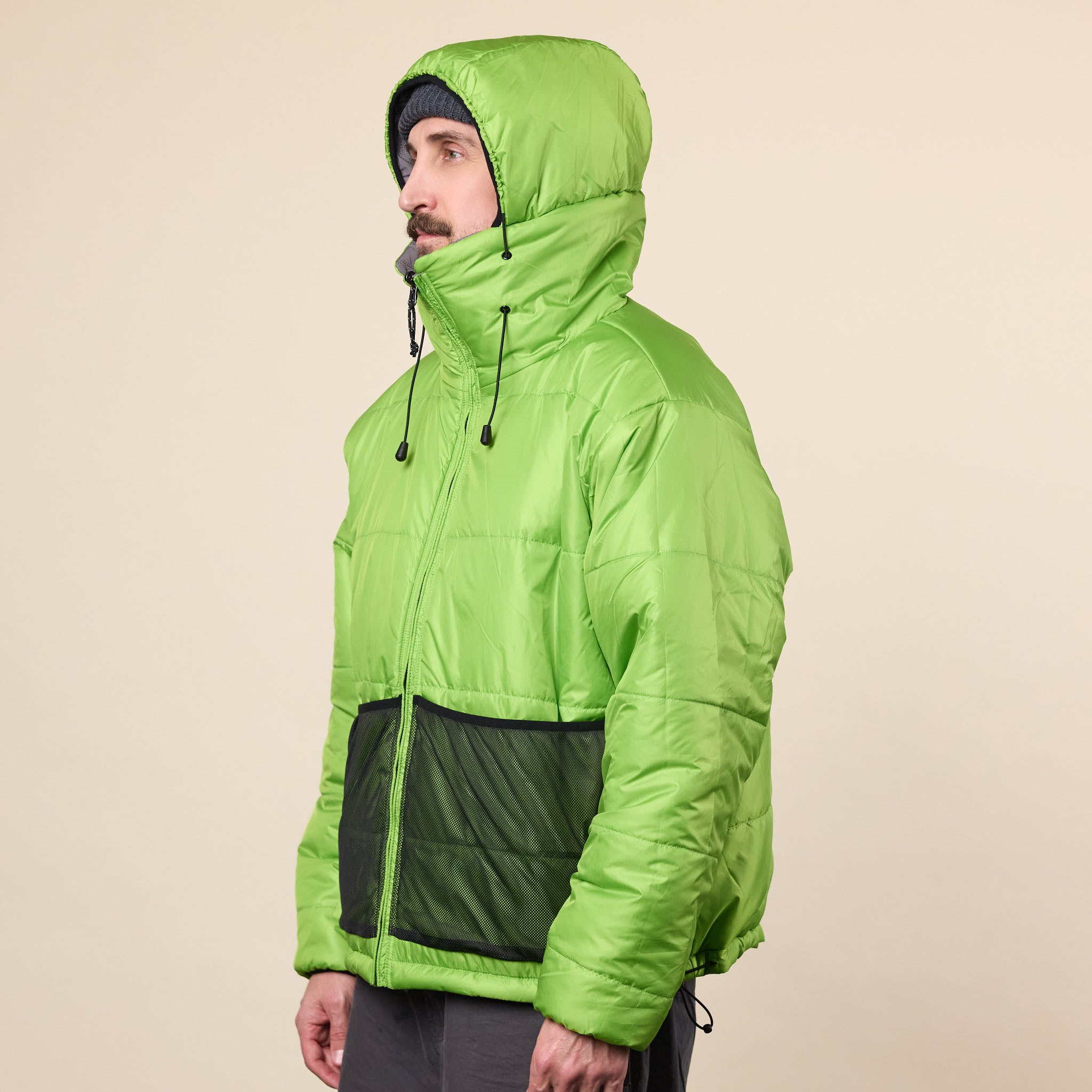 Cease - C's Parka Jacket - Steel / Gecko Green