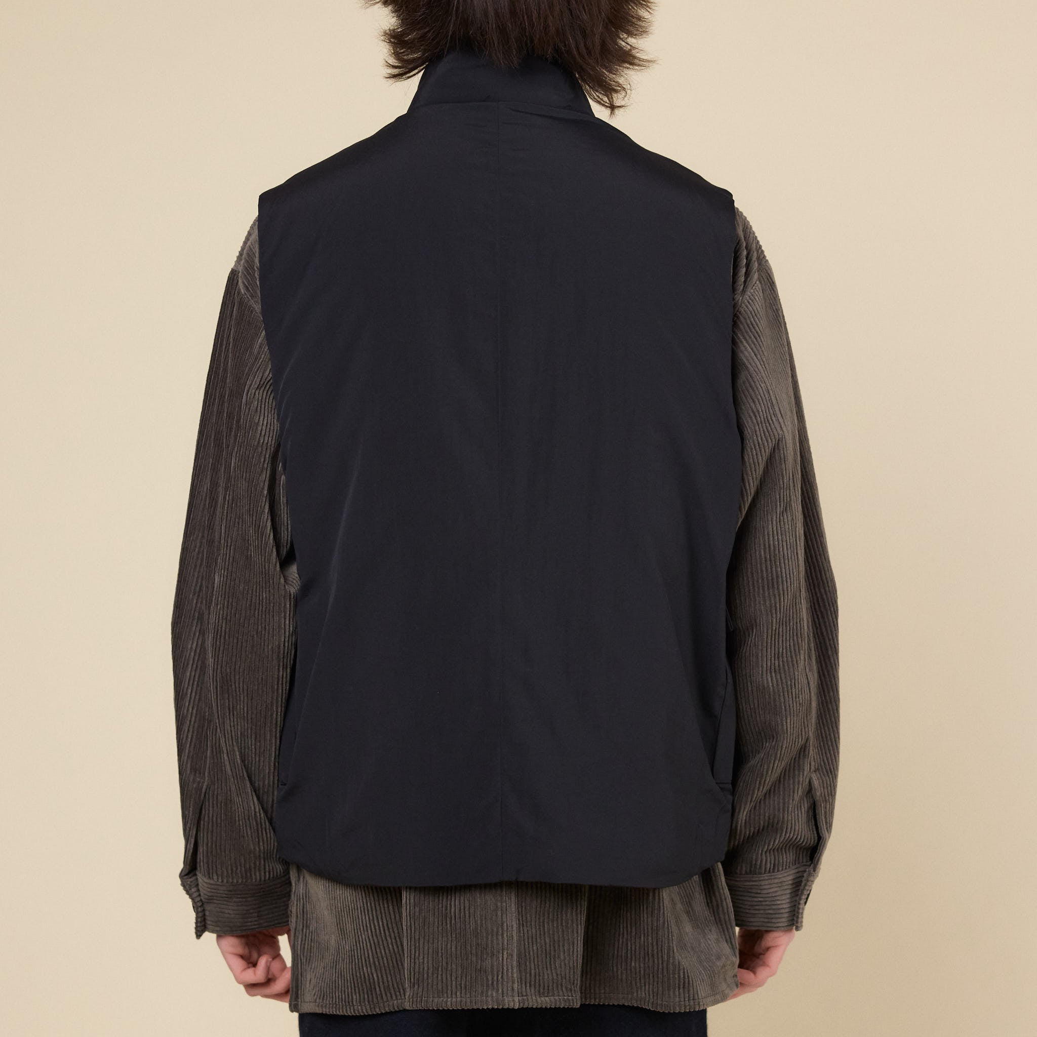 Still by Hand - Padded Vest Jacket - Black