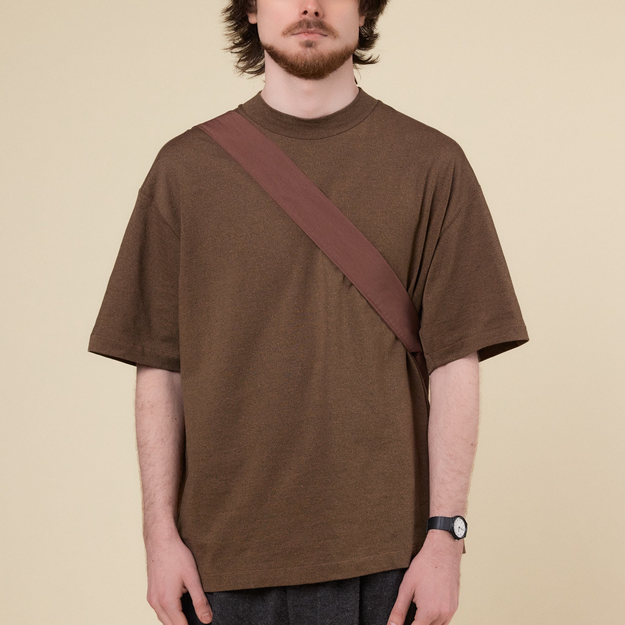 Still by Hand - Cross Body Bag - Marron Brown