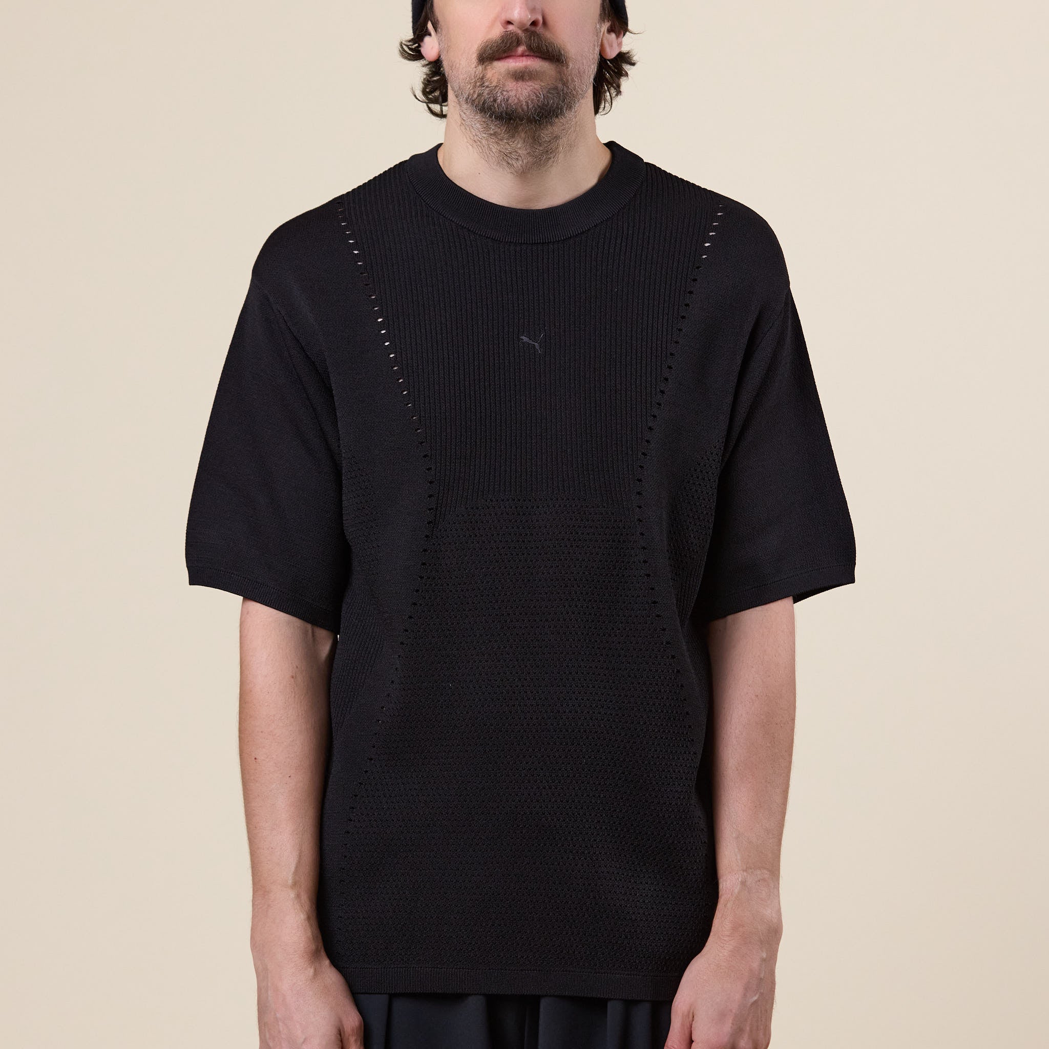 Puma - CLRT Knitted T-Shirt - Puma Black