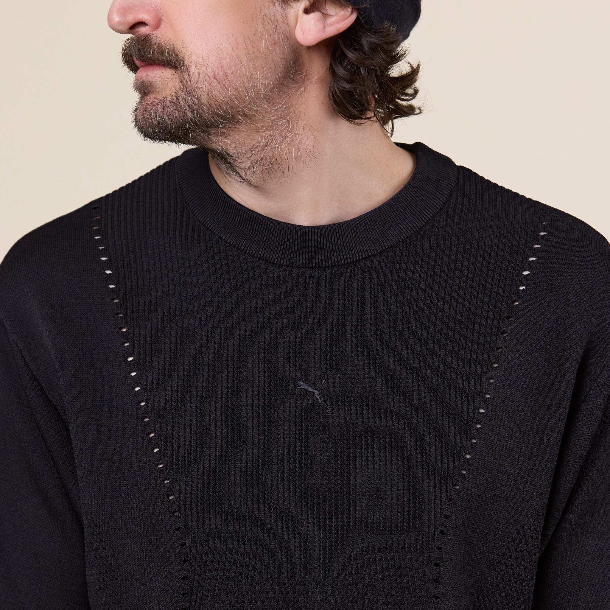 Puma - CLRT Knitted T-Shirt - Puma Black