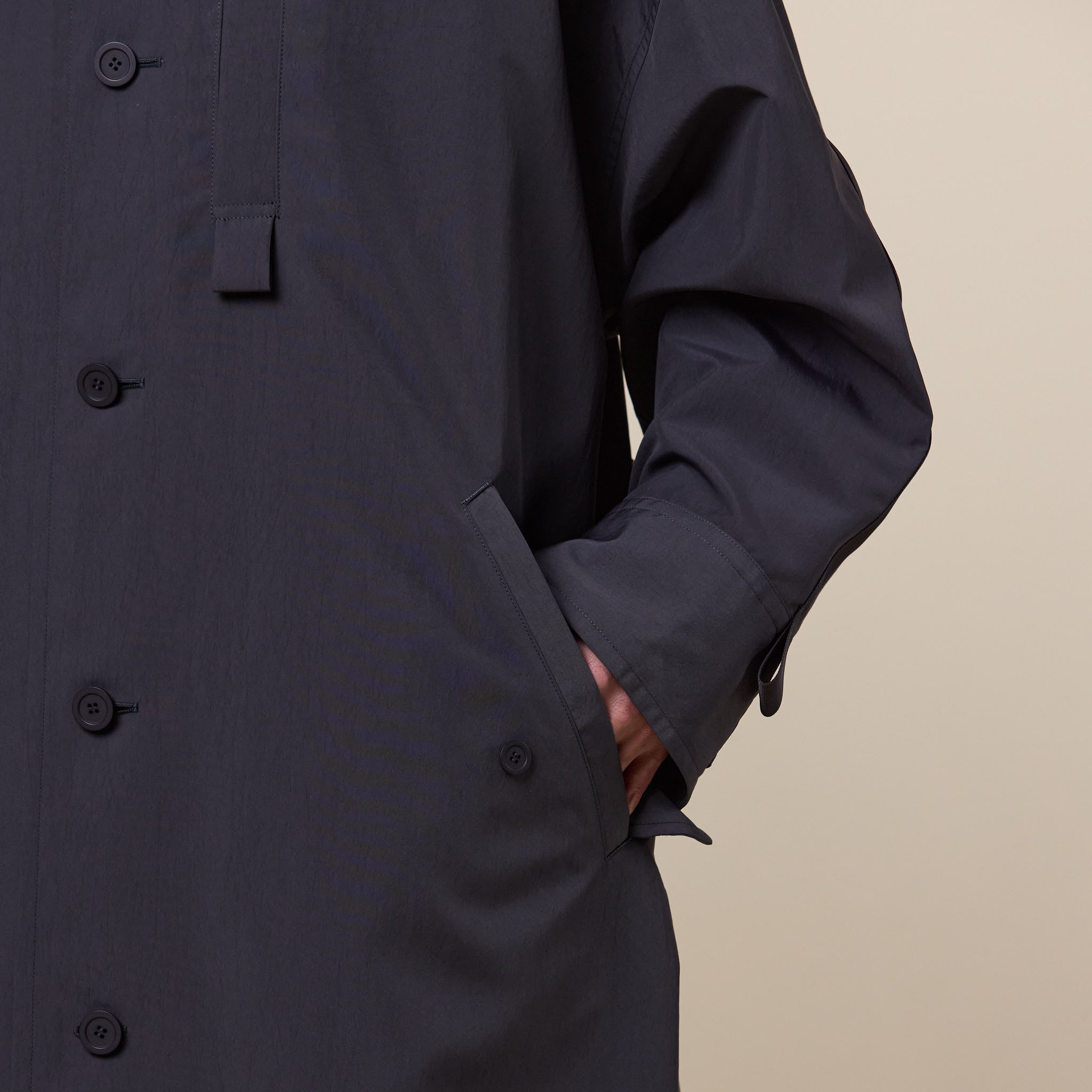 Homme Plissé Issey Miyake - Carrier Carried Coat - Charcoal