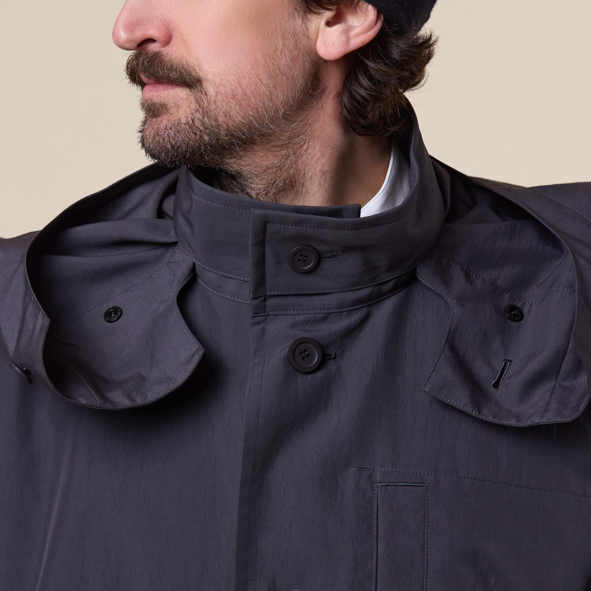 Homme Plissé Issey Miyake - Carrier Carried Coat - Charcoal