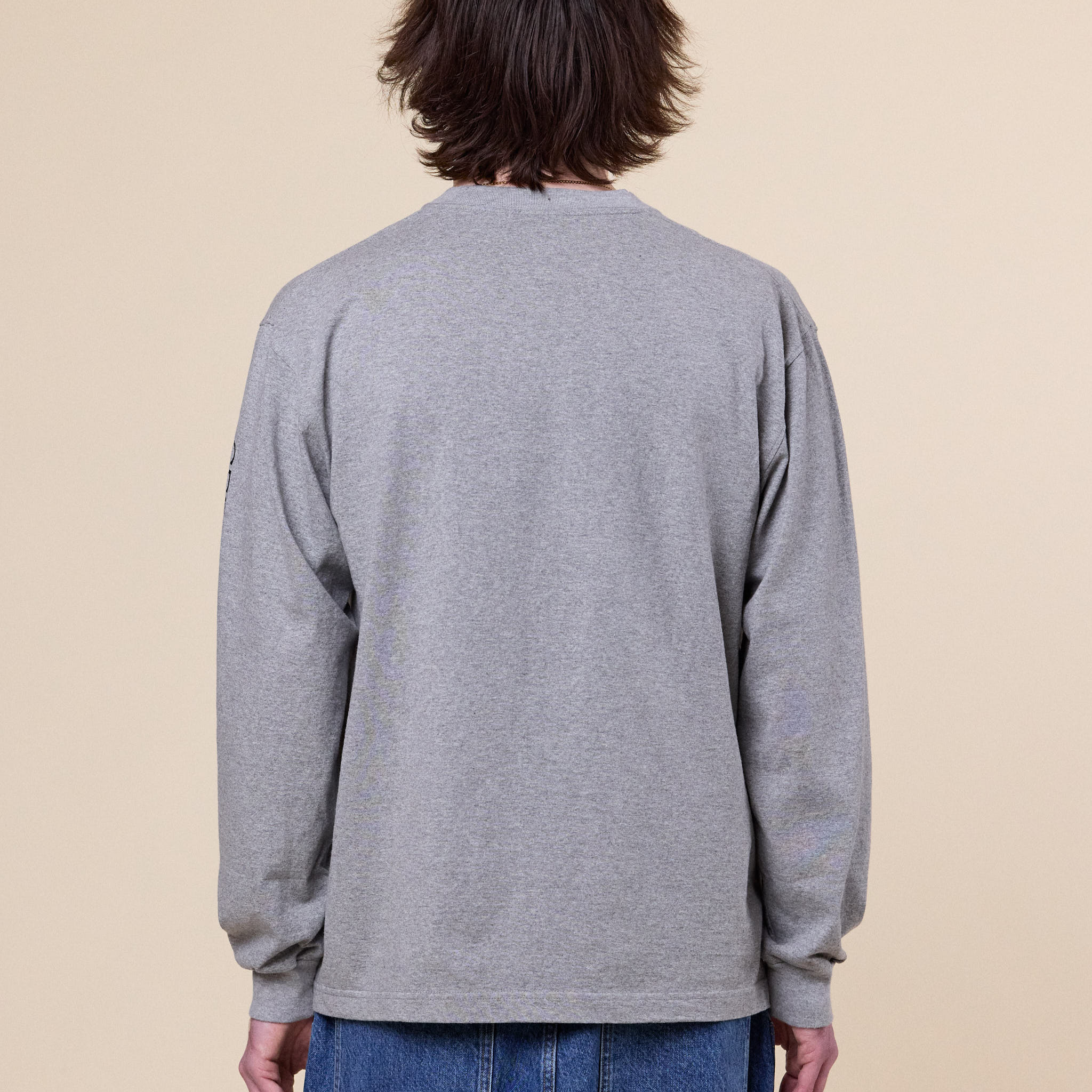 SEDAN ALL-PURPOSE - OG Logo Long Sleeve T-Shirt - Grey Marl