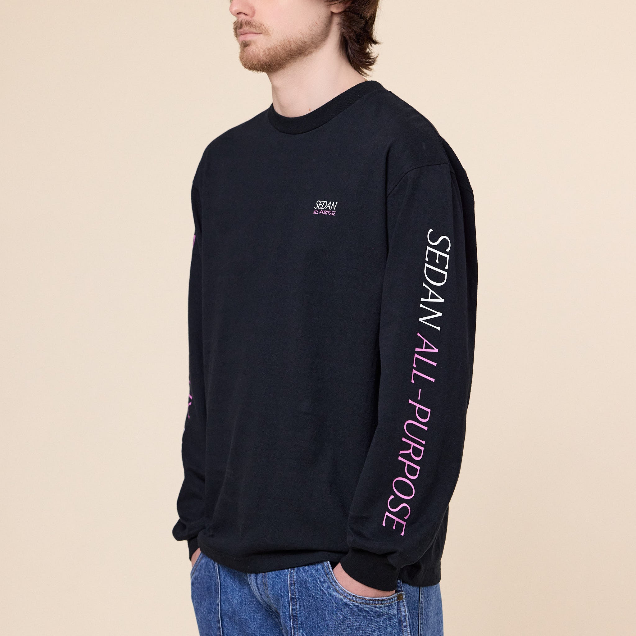 SEDAN ALL-PURPOSE - OG Logo Long Sleeve T-Shirt - Black