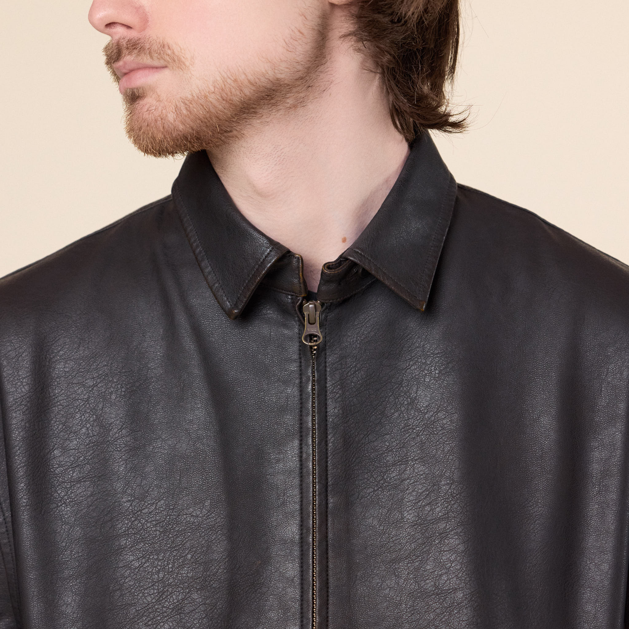 SEDAN ALL-PURPOSE - Synthetic Leather Jacket - Vintage Black