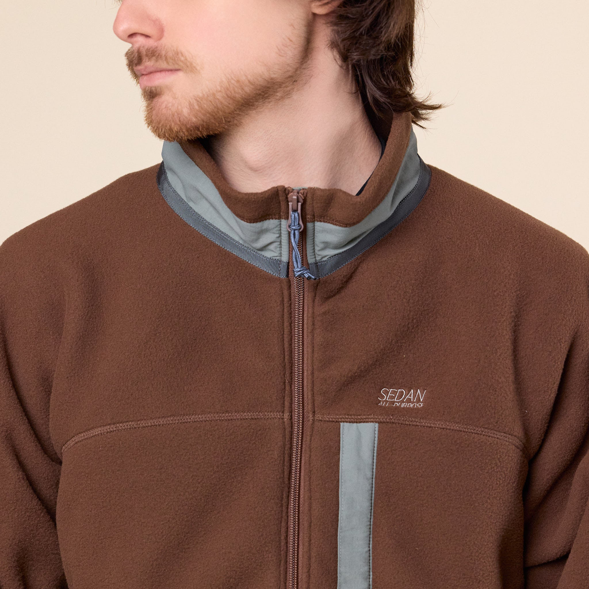 SEDAN ALL-PURPOSE - Full Zip Fleece Jacket - Brown