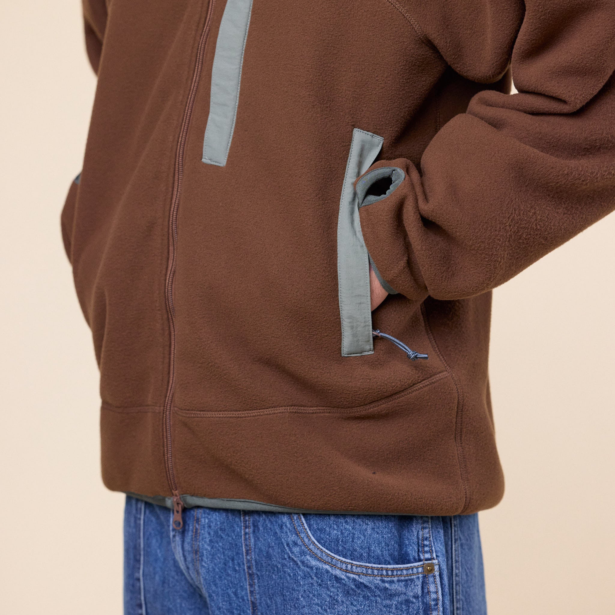 SEDAN ALL-PURPOSE - Full Zip Fleece Jacket - Brown