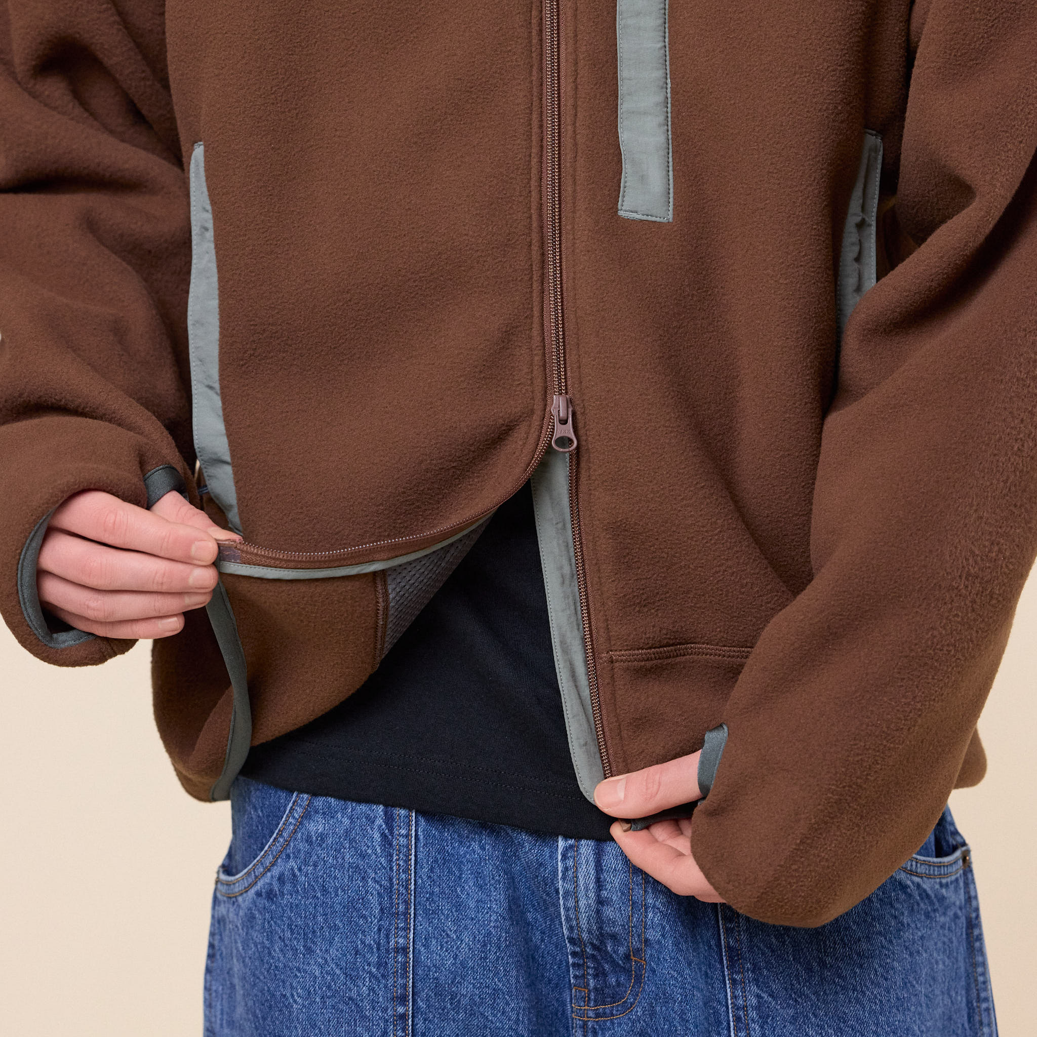 SEDAN ALL-PURPOSE - Full Zip Fleece Jacket - Brown