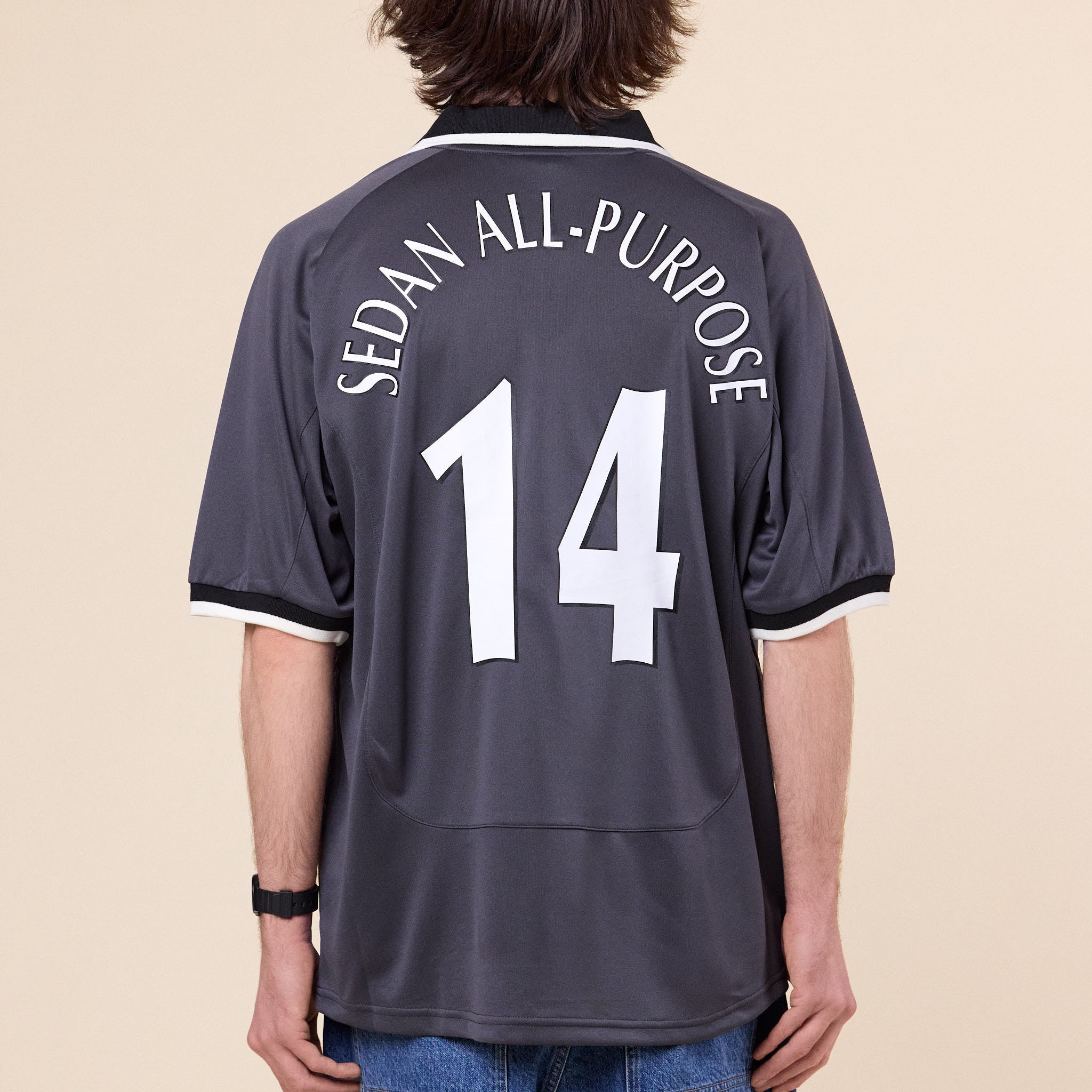 SEDAN ALL-PURPOSE - Dreamcast Game Shirt - Grey / Blue