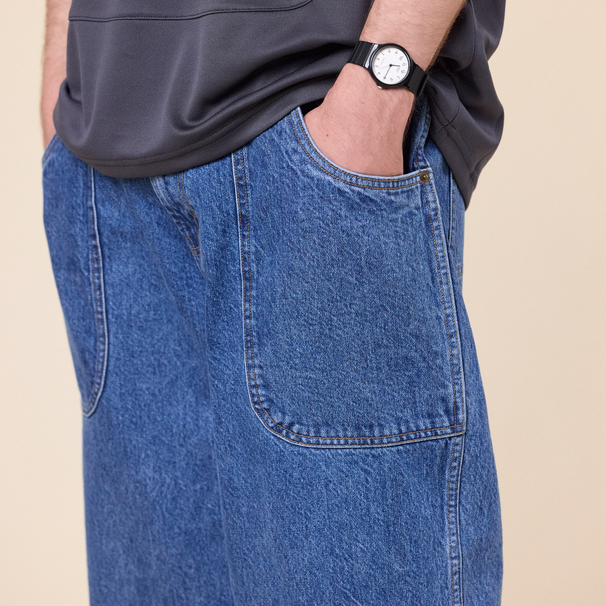 SEDAN ALL-PURPOSE - Loose Fit Baker Jeans - Indigo