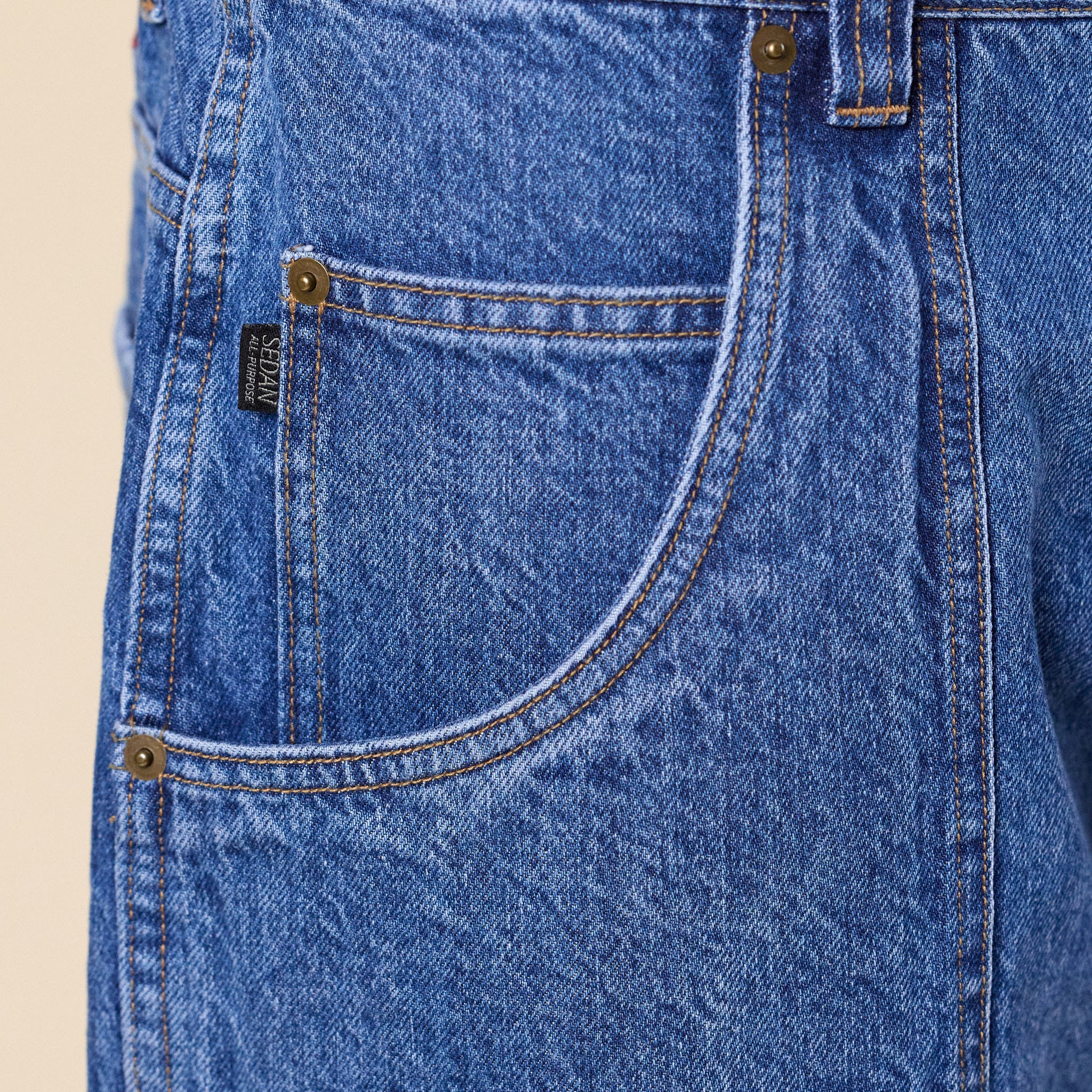 SEDAN ALL-PURPOSE - Loose Fit Baker Jeans - Indigo