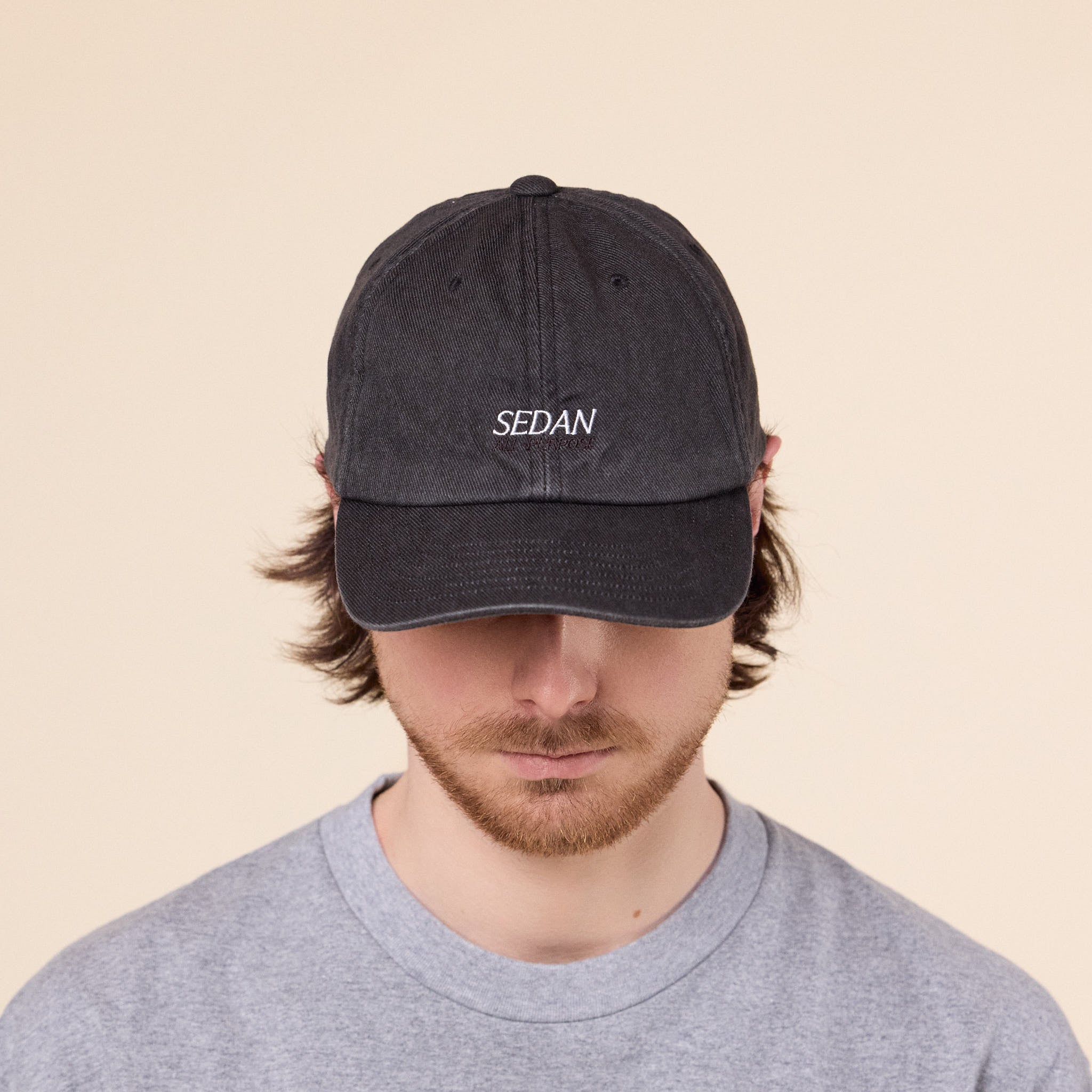 SEDAN ALL-PURPOSE - OG Logo Vintage Washed Cap - Charcoal