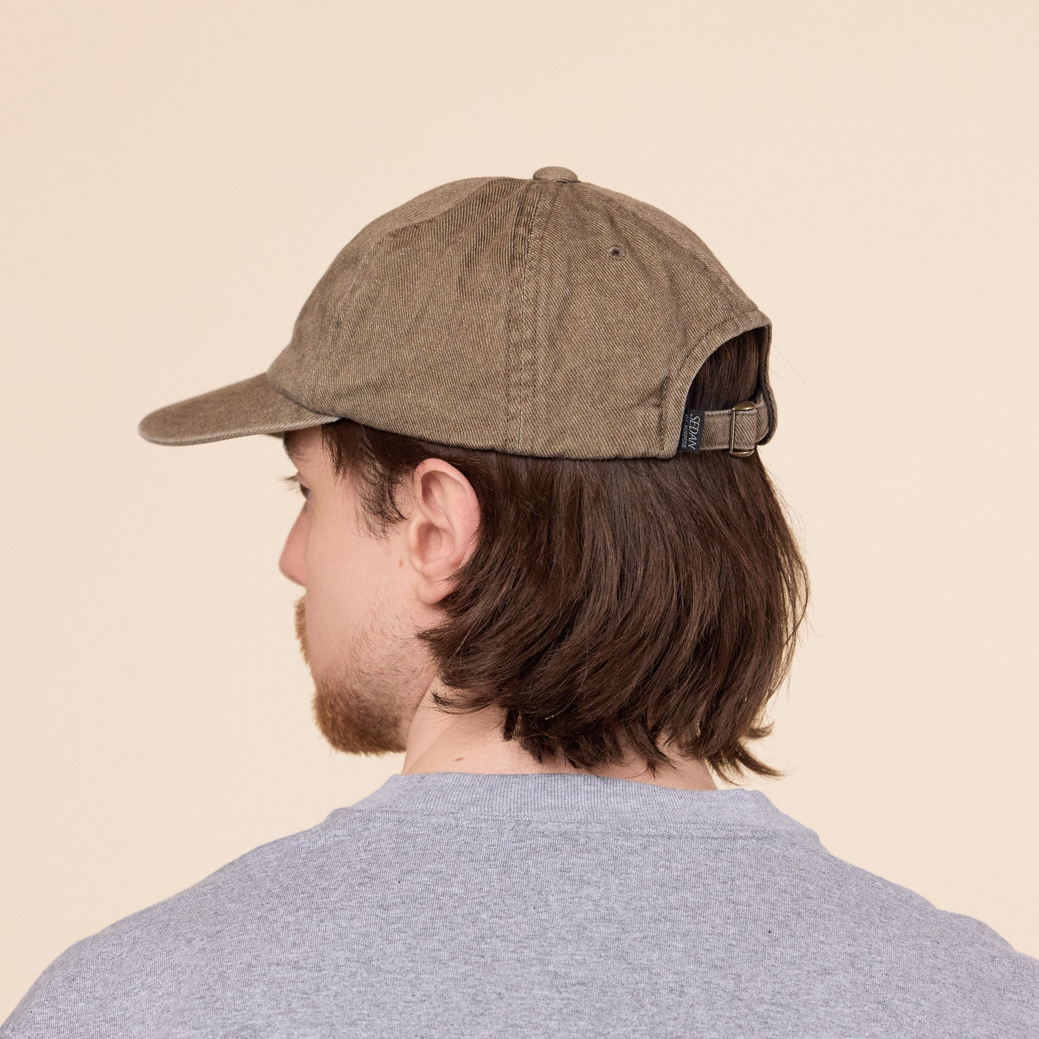 SEDAN ALL-PURPOSE - OG Logo Vintage Washed Cap - Dark Khaki